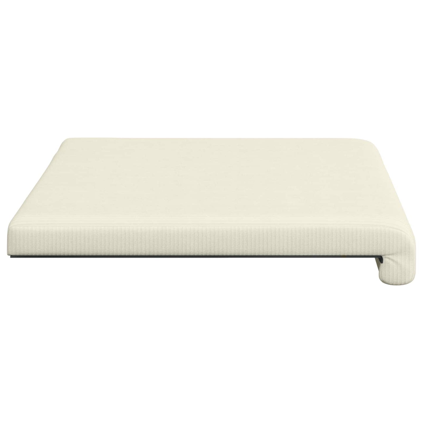 Bench Cushion Corduroy Cream Depth 35 cm
