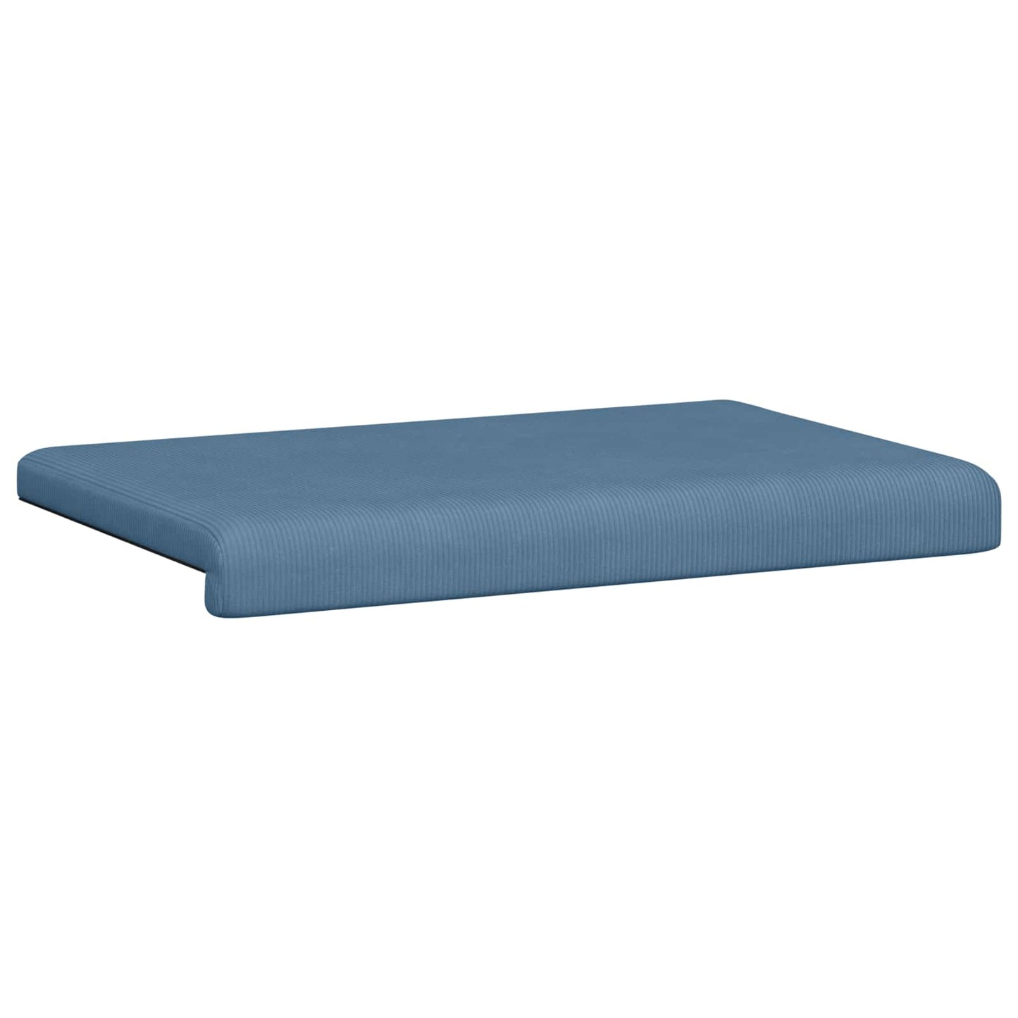Bench Cushion Corduroy Blue Depth 35 cm