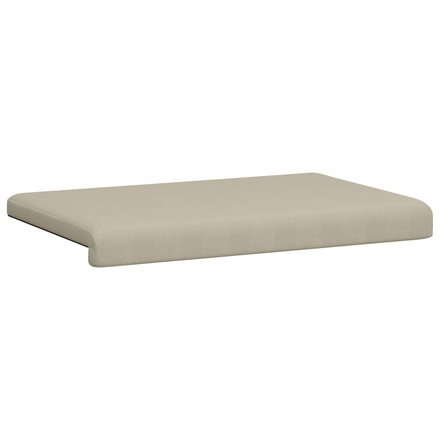 Bench Cushion Textured Velvet Sand Depth 35 cm