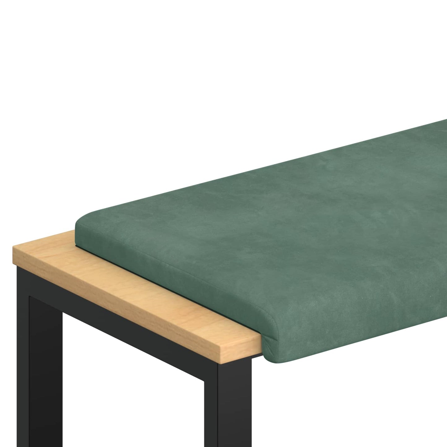 Bench Cushion Velvet Sea Green Depth 35 cm