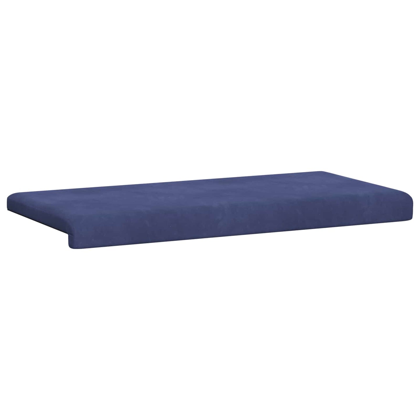 Bench Cushion Velvet Police Blue Depth 35 cm