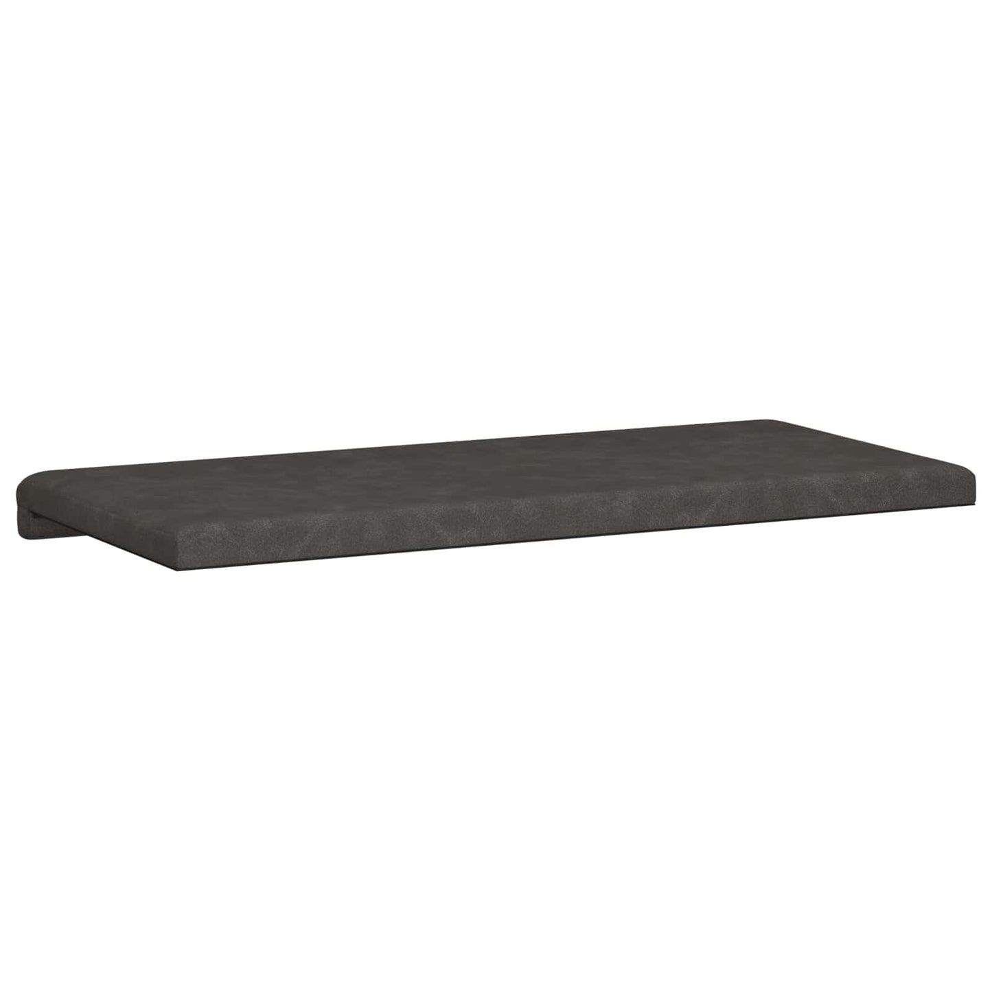 Bench Cushion Faux Leather Black Depth 35 cm