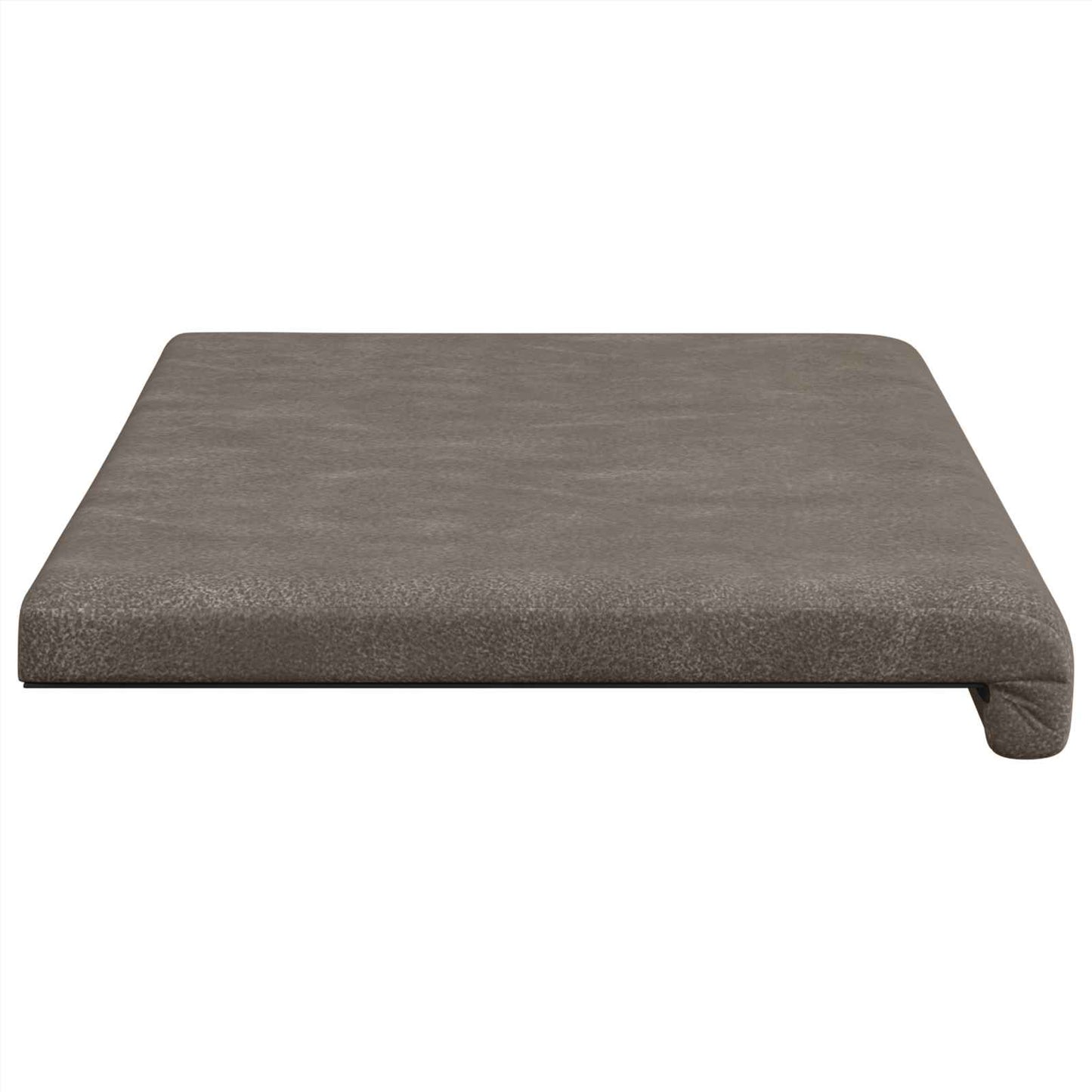 Bench Cushion Faux Leather Grey Depth 35 cm
