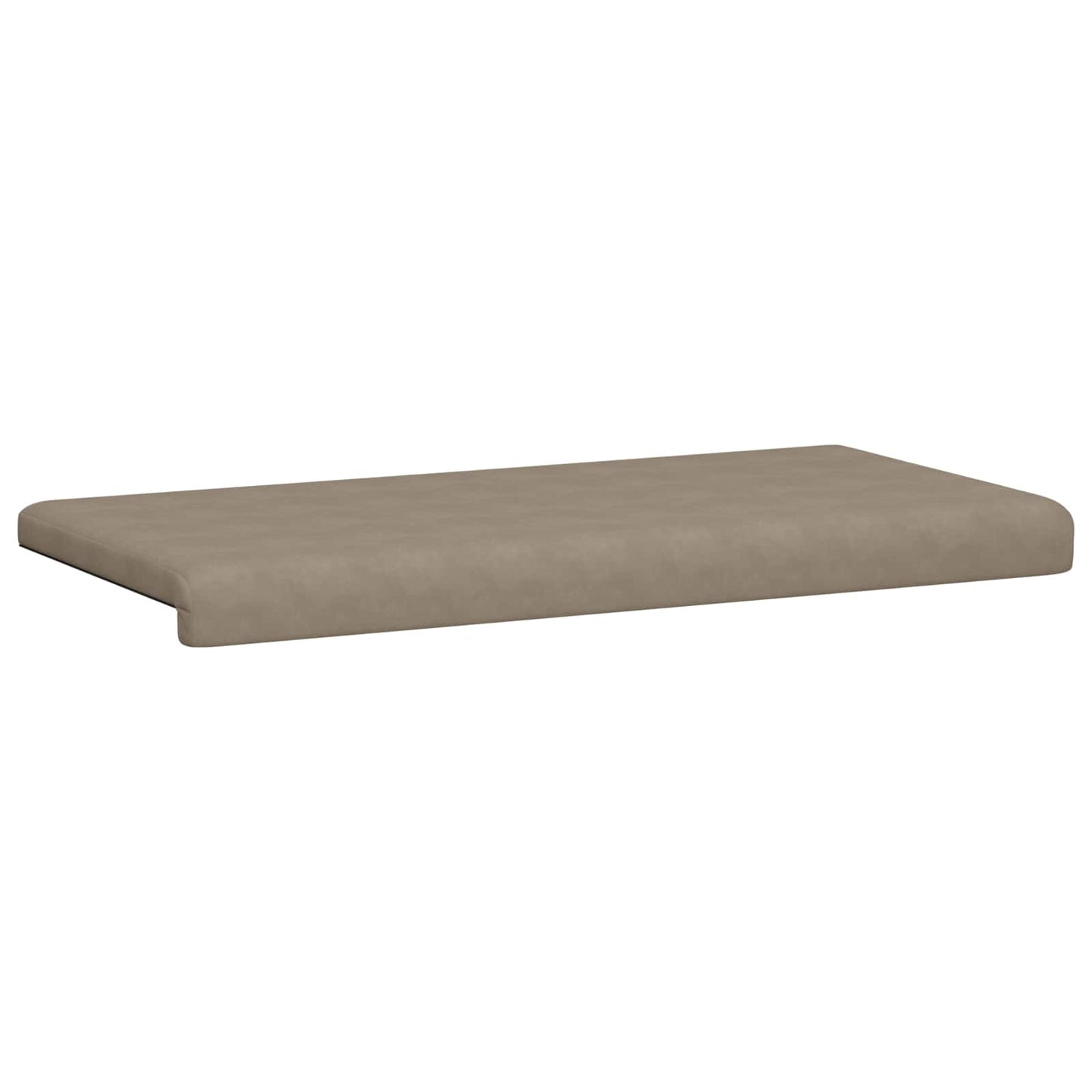 Bench Cushion Microfiber Taupe Depth 35 cm