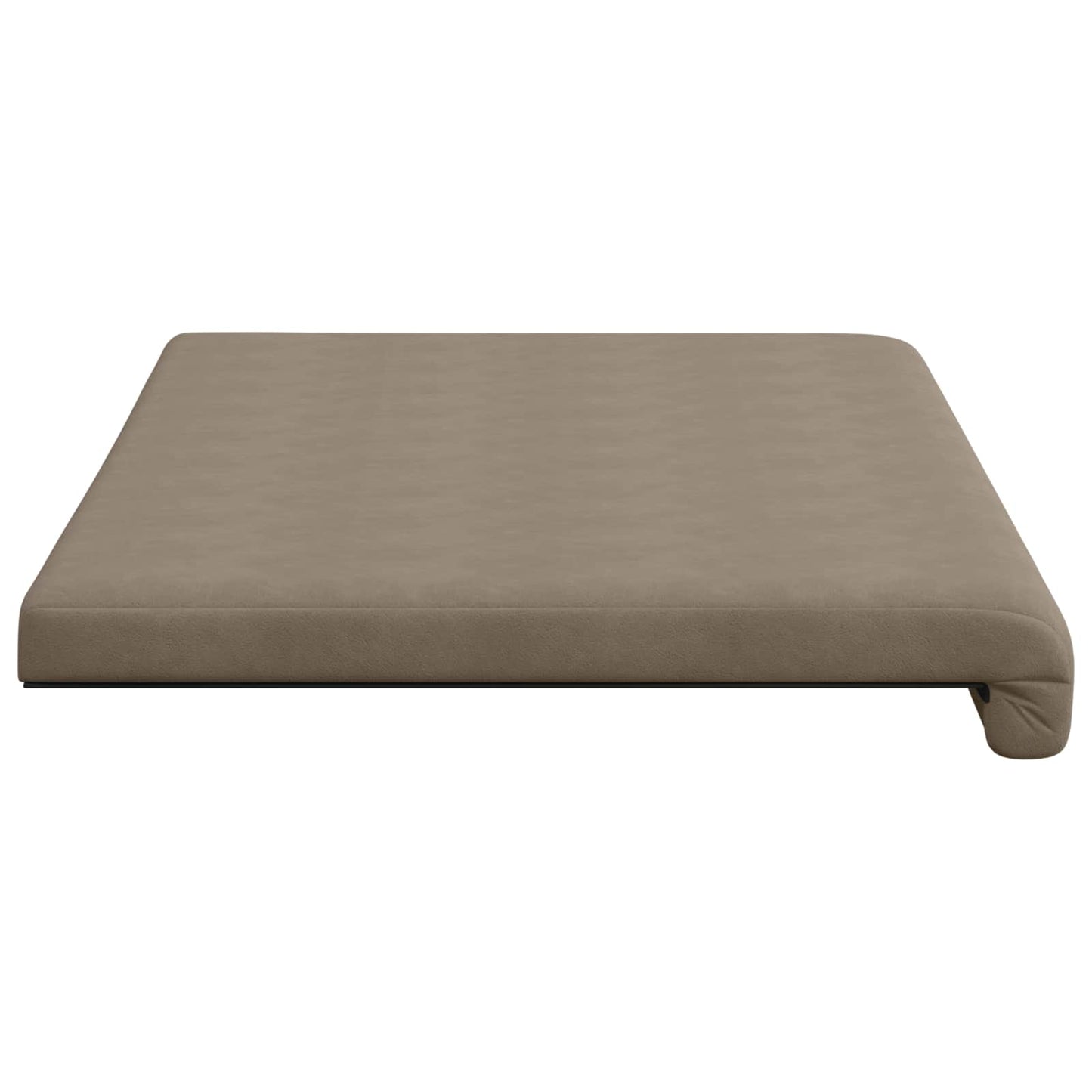 Bench Cushion Microfiber Taupe Depth 35 cm