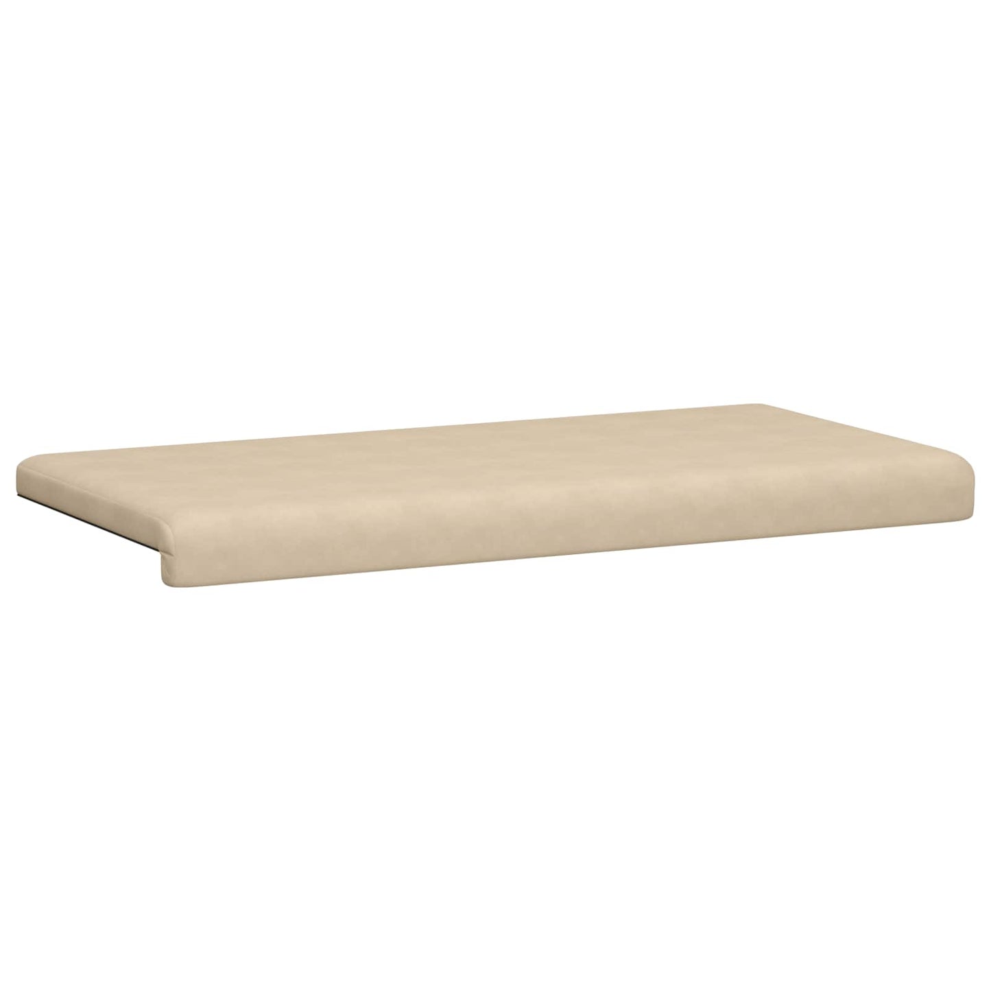 Bench Cushion Microfiber Cream Depth 35 cm