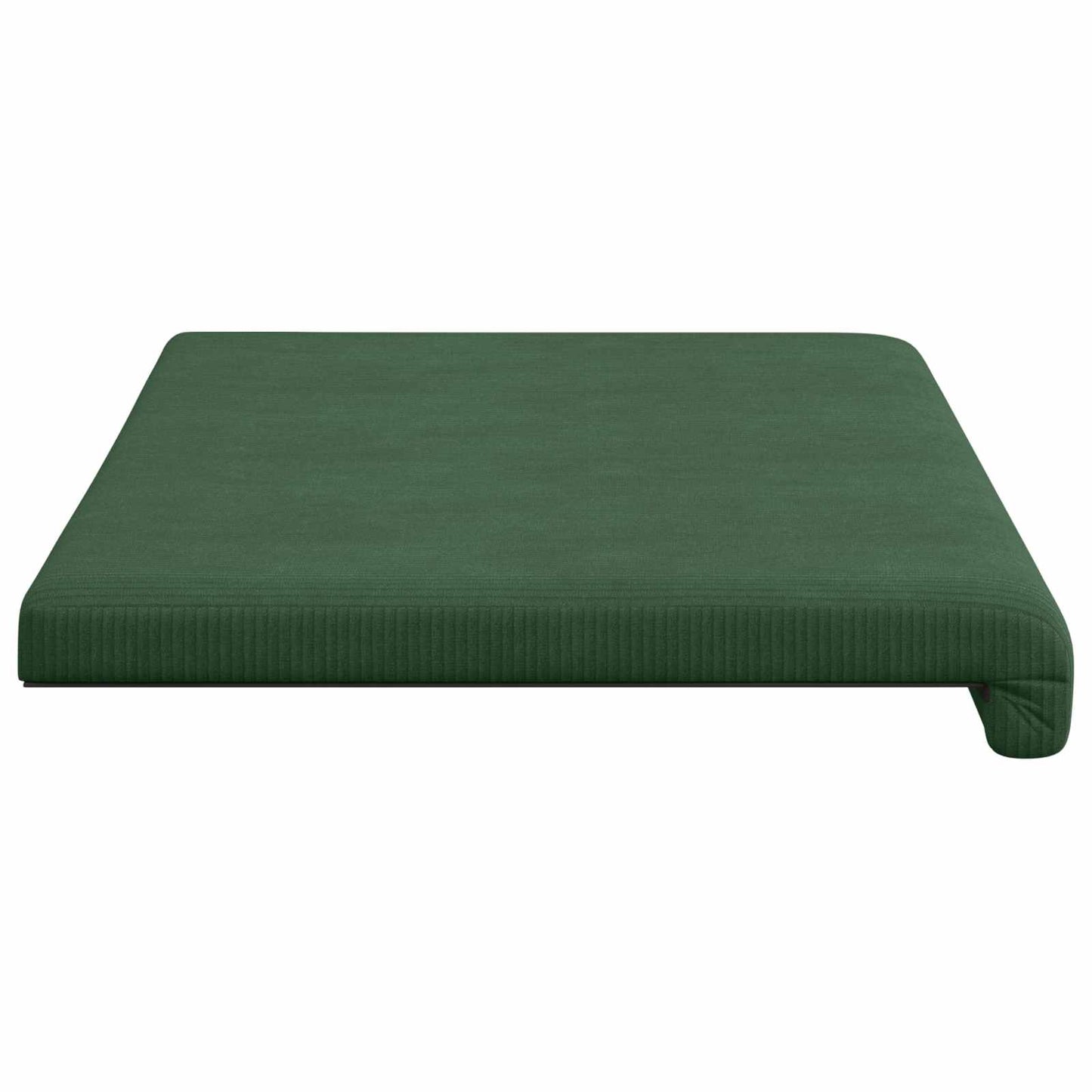 Bench Cushion Corduroy Dark Green Depth 35 cm