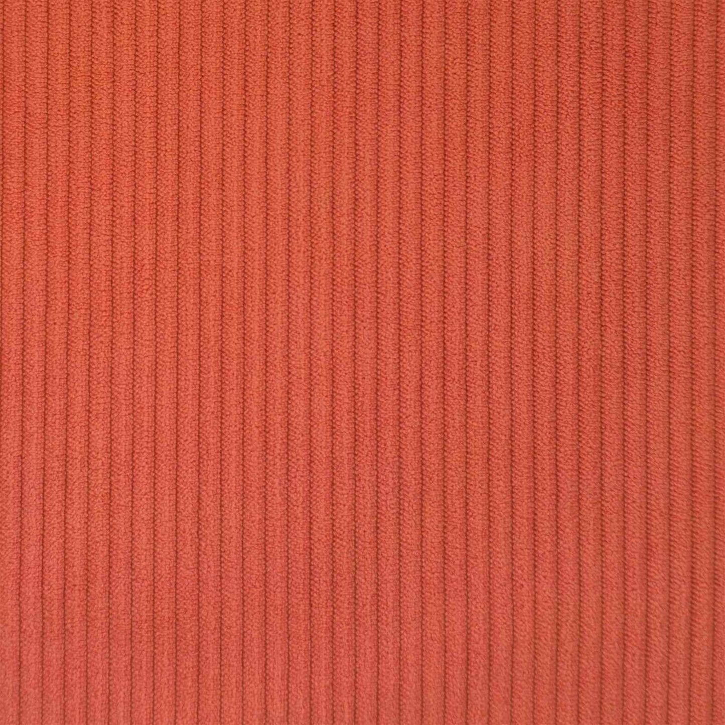 Bench Cushion Corduroy Red Orange Depth 35 cm