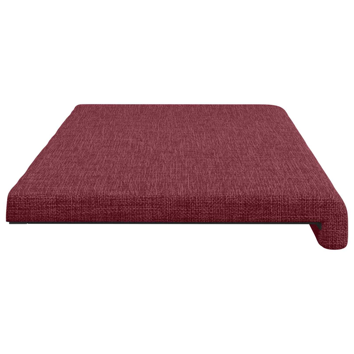 Bench Cushion Fabric Wine Red Depth 35 cm