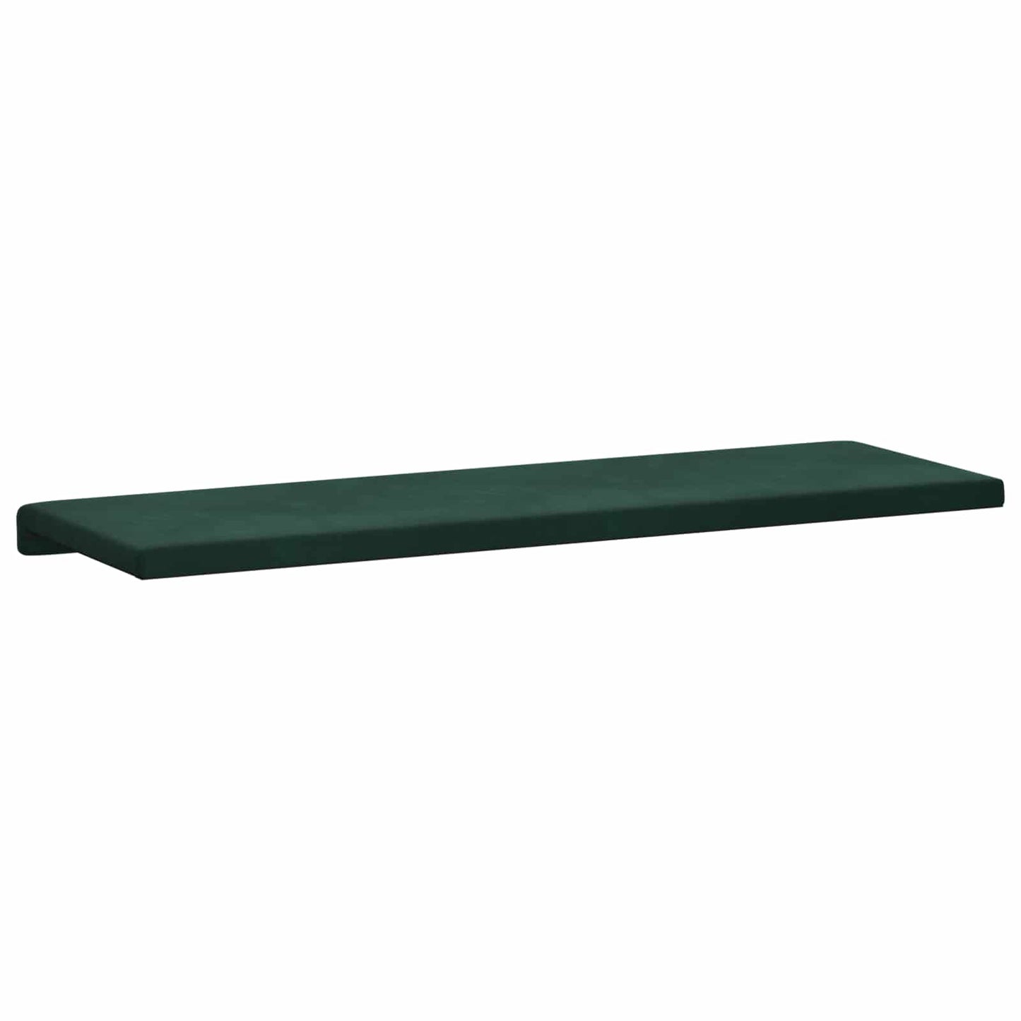Bench Cushion Velvet Dark Green Depth 35 cm