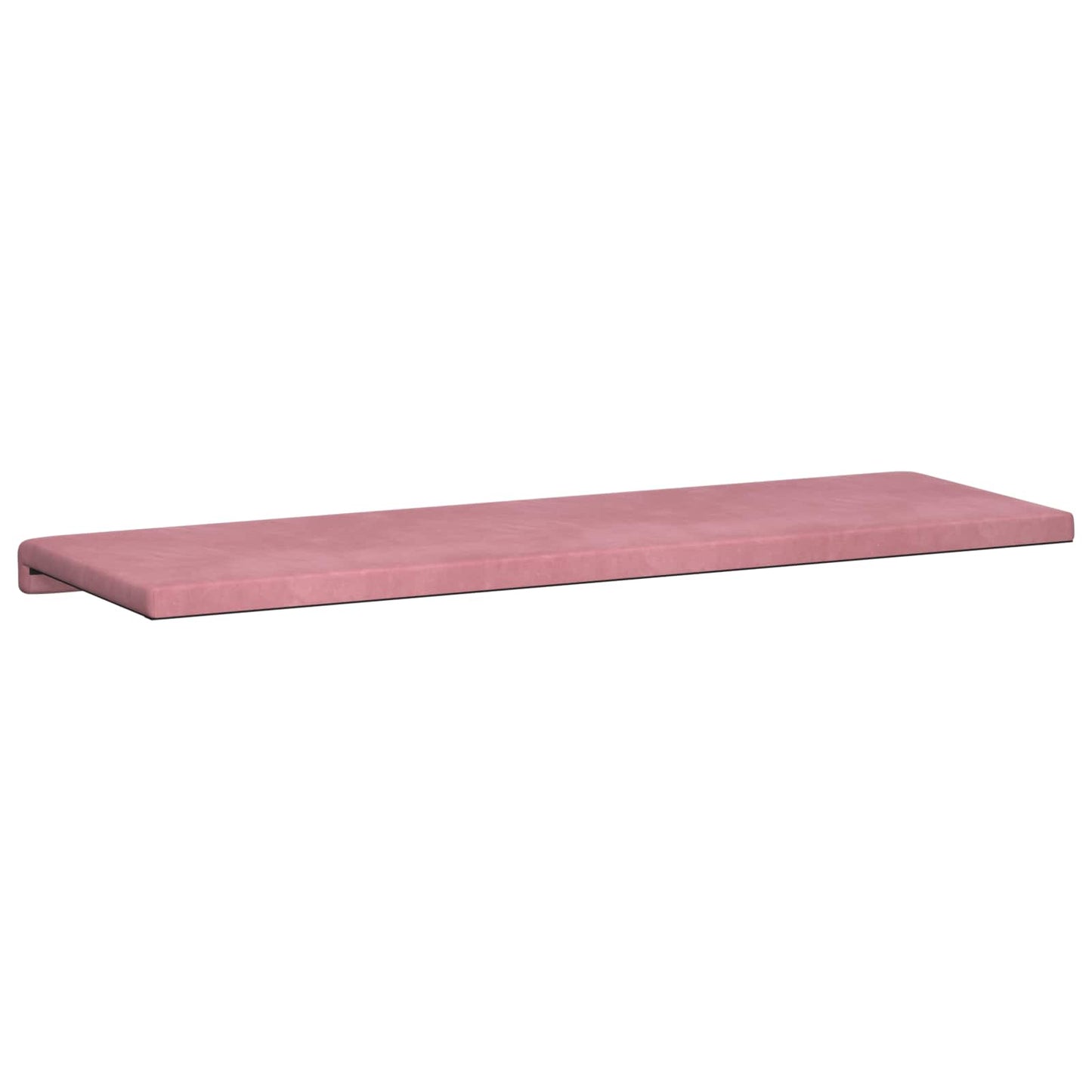 Bench Cushion Velvet Pink Depth 35 cm