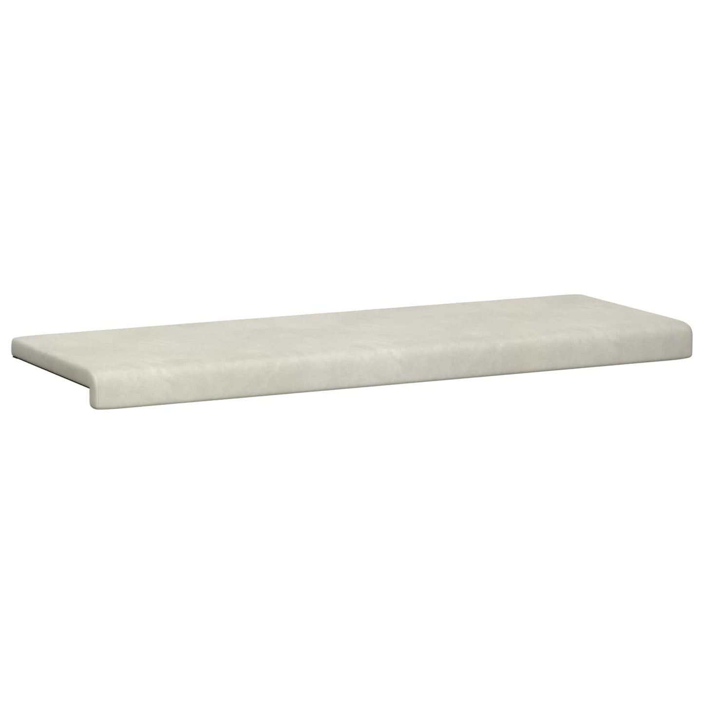 Bench Cushion Velvet Cream Depth 35 cm
