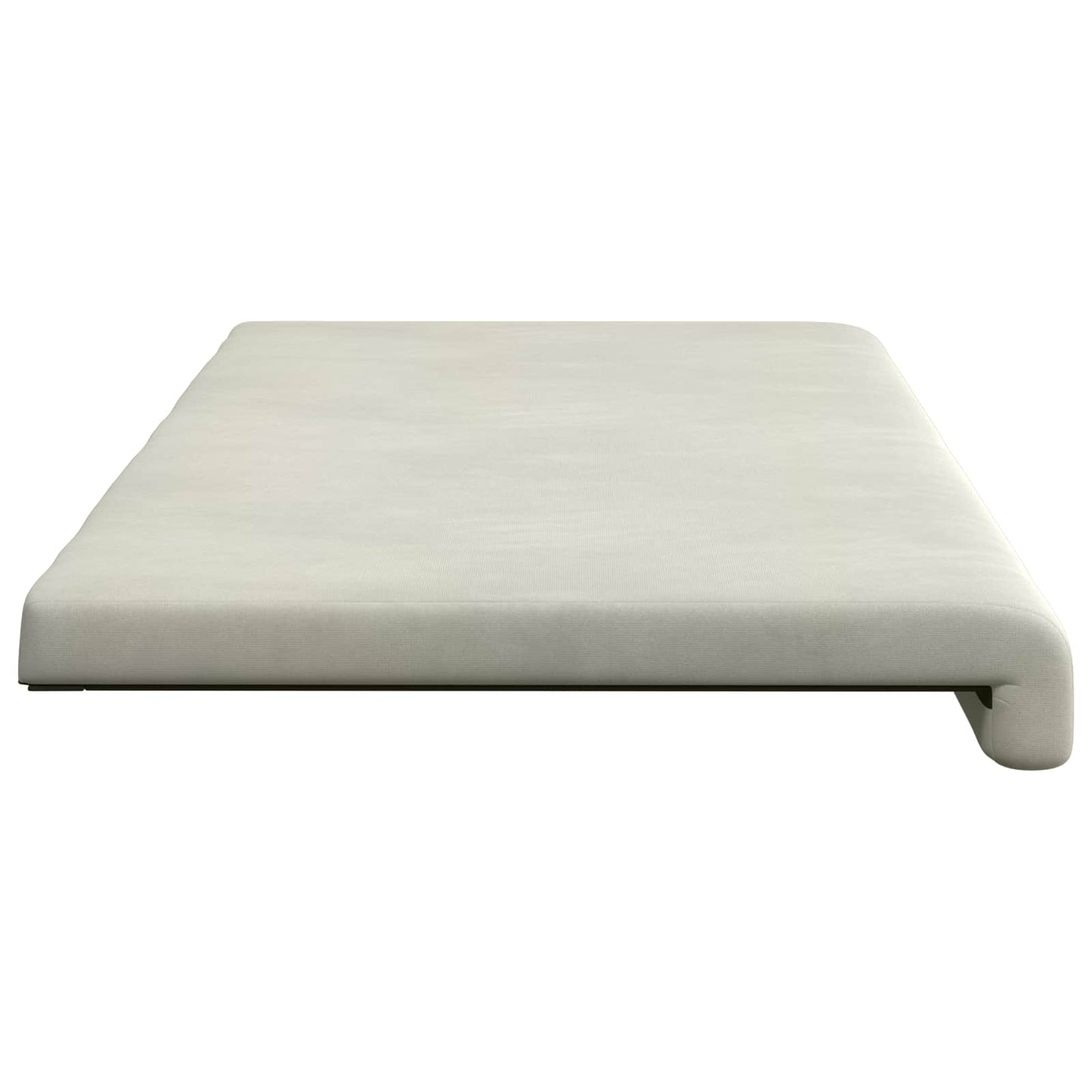 Bench Cushion Velvet Cream Depth 35 cm
