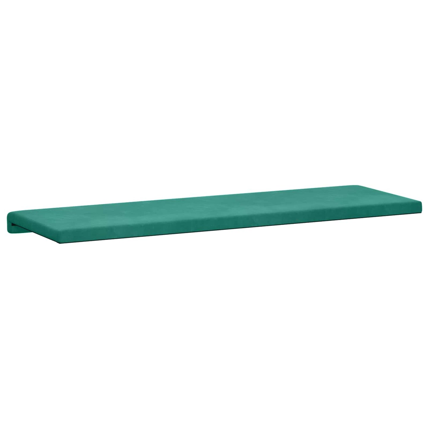 Bench Cushion Velvet Turquoise Depth 35 cm