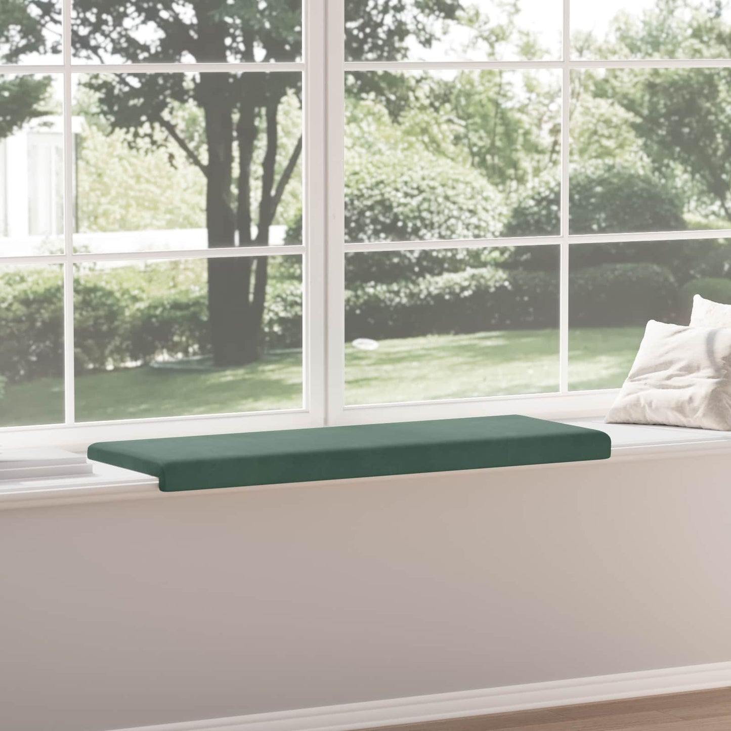 Bench Cushion Velvet Sea Green Depth 35 cm