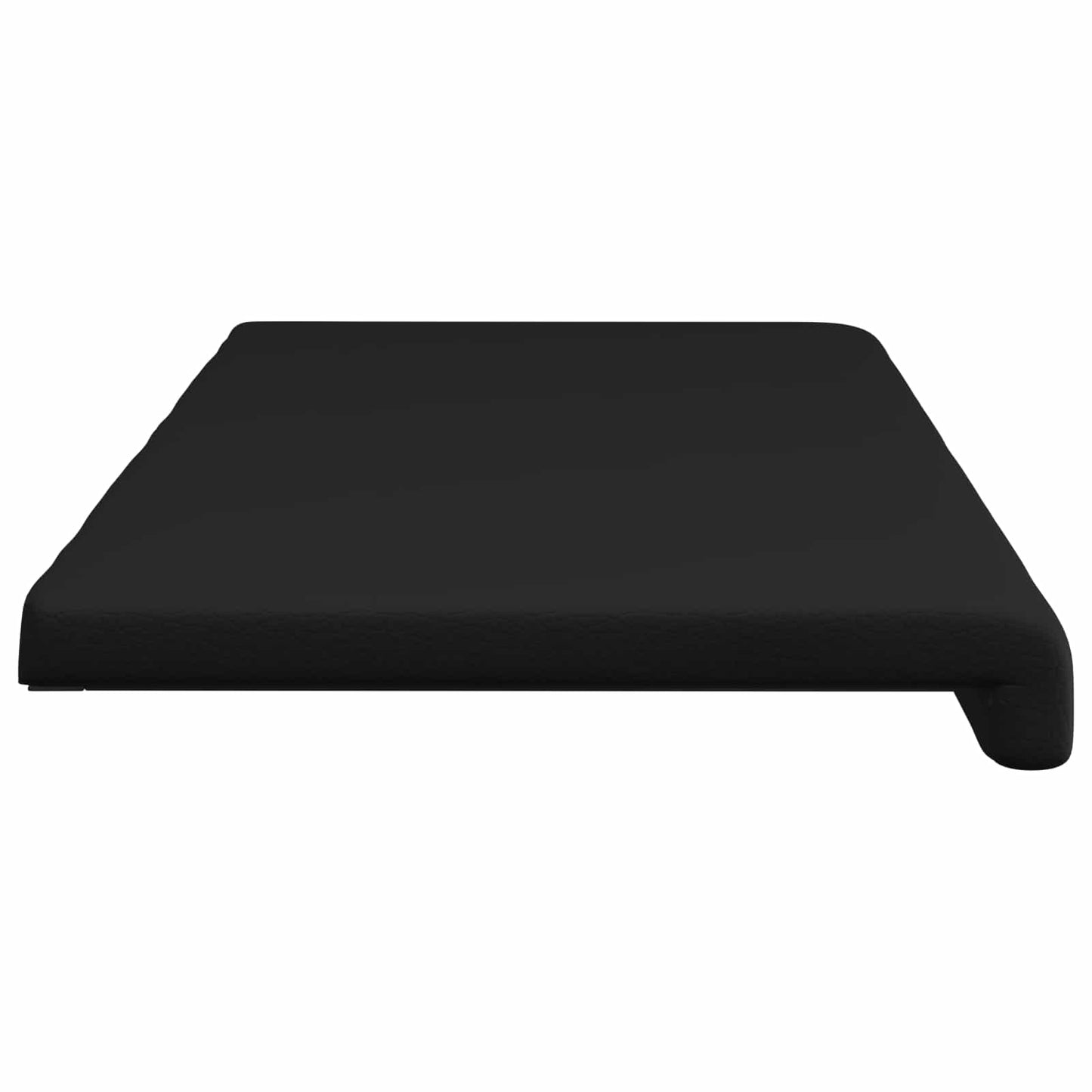 Bench Cushion Faux Leather Black Depth 35 cm