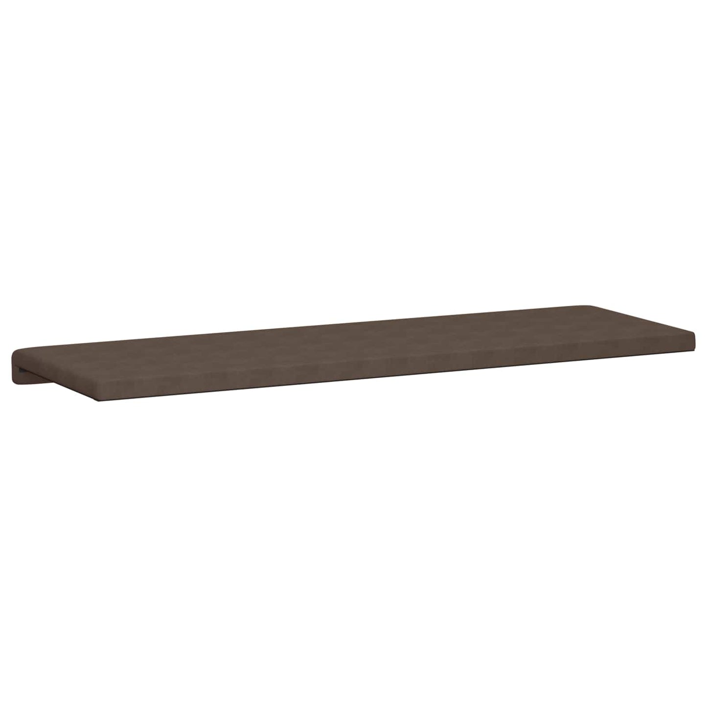 Bench Cushion Microfiber Brown Depth 35 cm