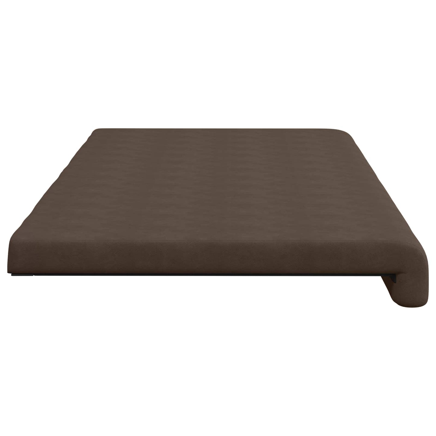Bench Cushion Microfiber Brown Depth 35 cm