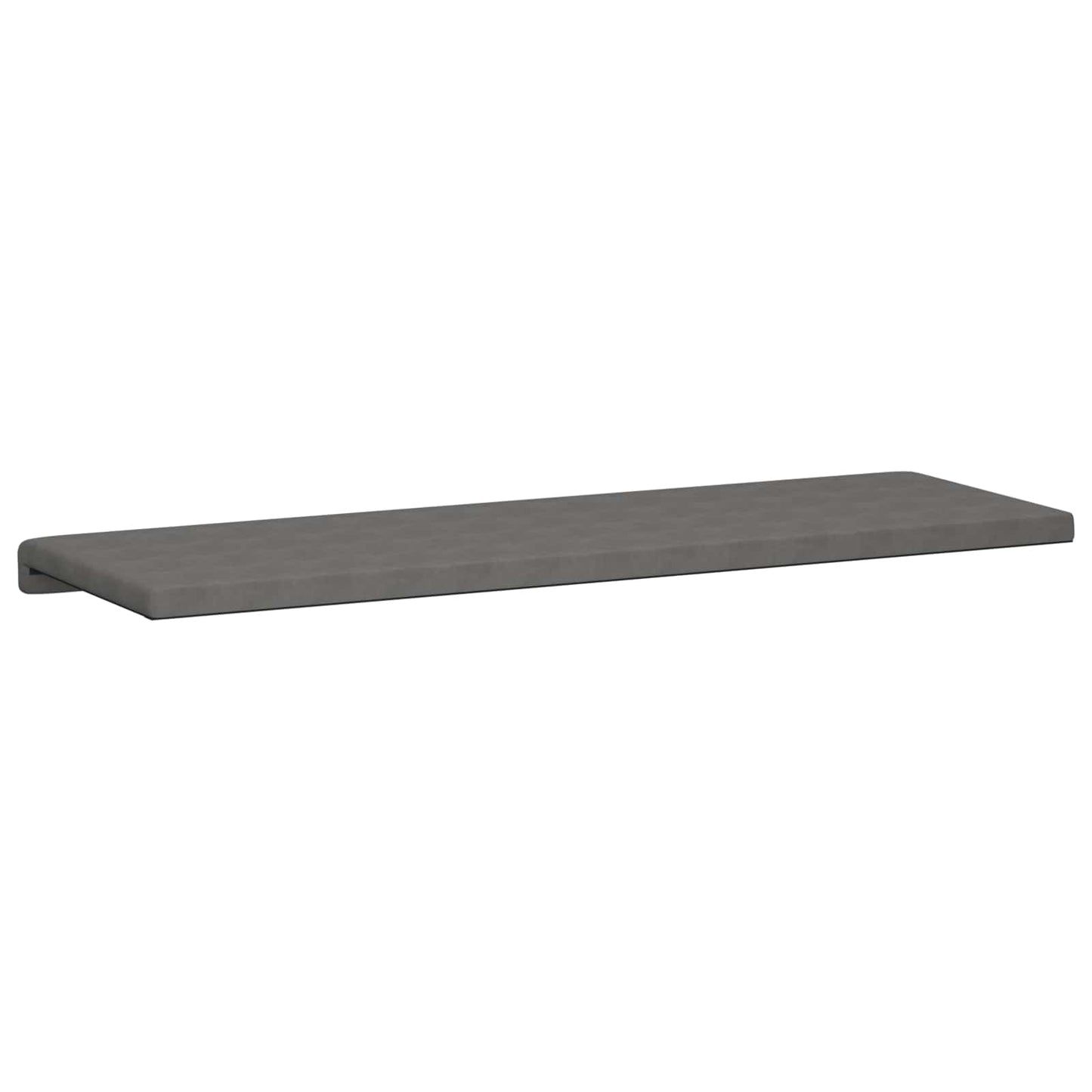 Bench Cushion Microfiber Dark Grey Depth 35 cm