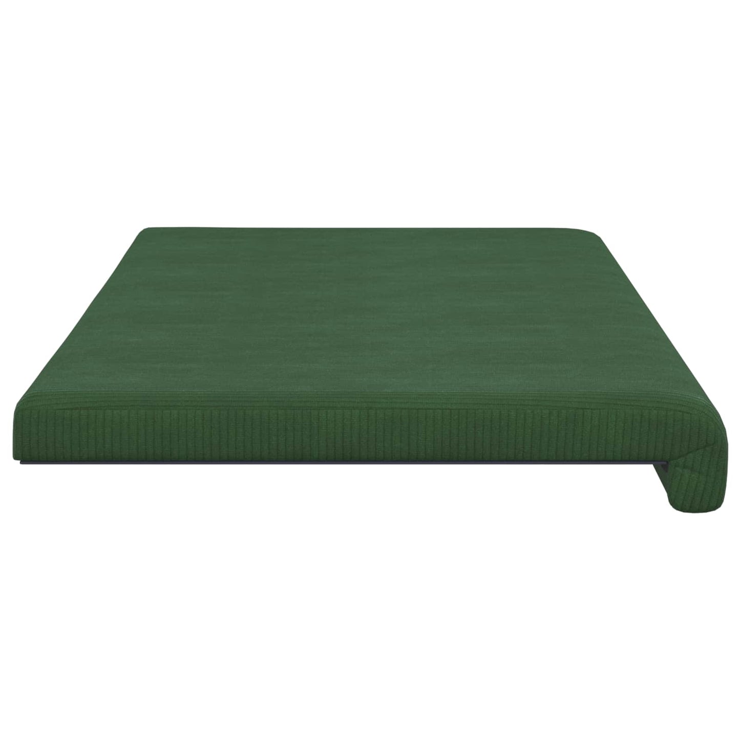 Bench Cushion Corduroy Dark Green Depth 35 cm