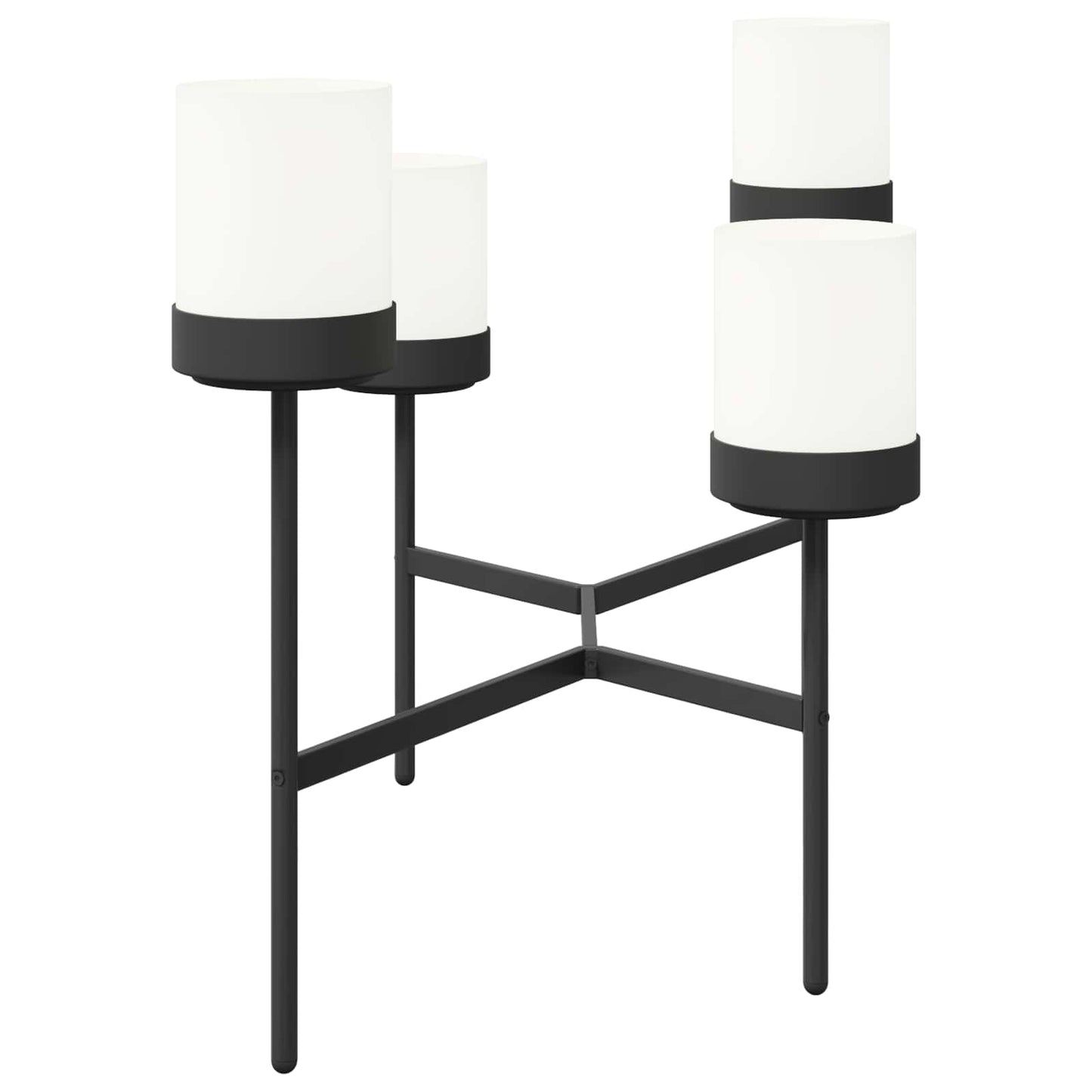 Flower Stand White 125 x 55 x 81 cm PP and Steel