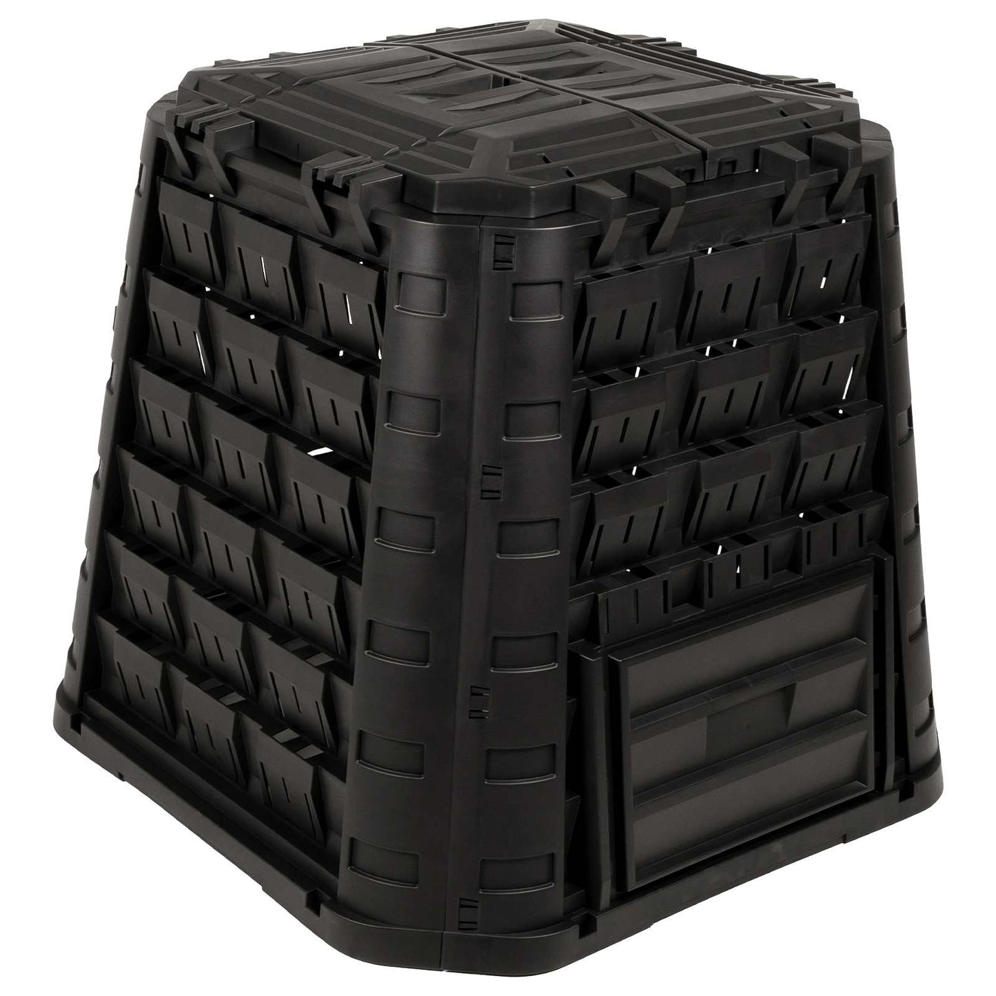 Garden Composter Black 91 x 91 x 83 cm 100% PP