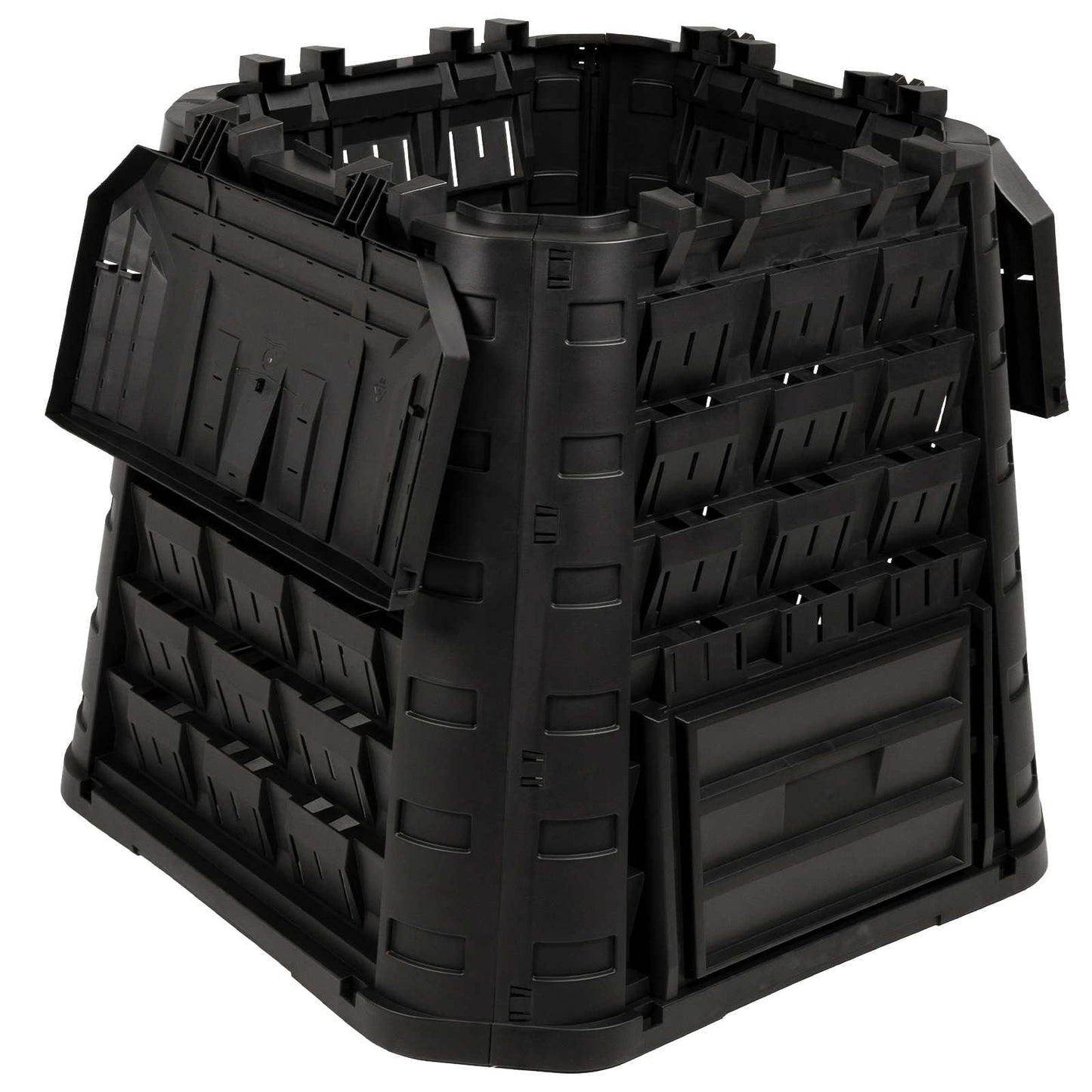 Garden Composter Black 91 x 91 x 83 cm 100% PP