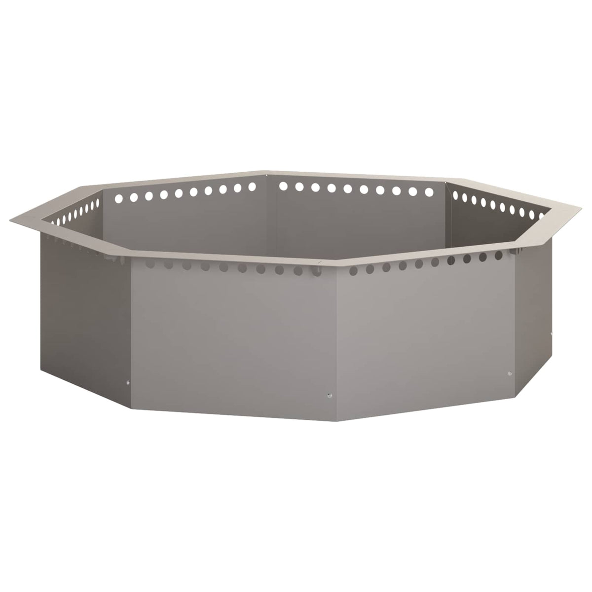 Fire Pit Ring Rusty 90 x 90 x 25 cm Weathering Steel