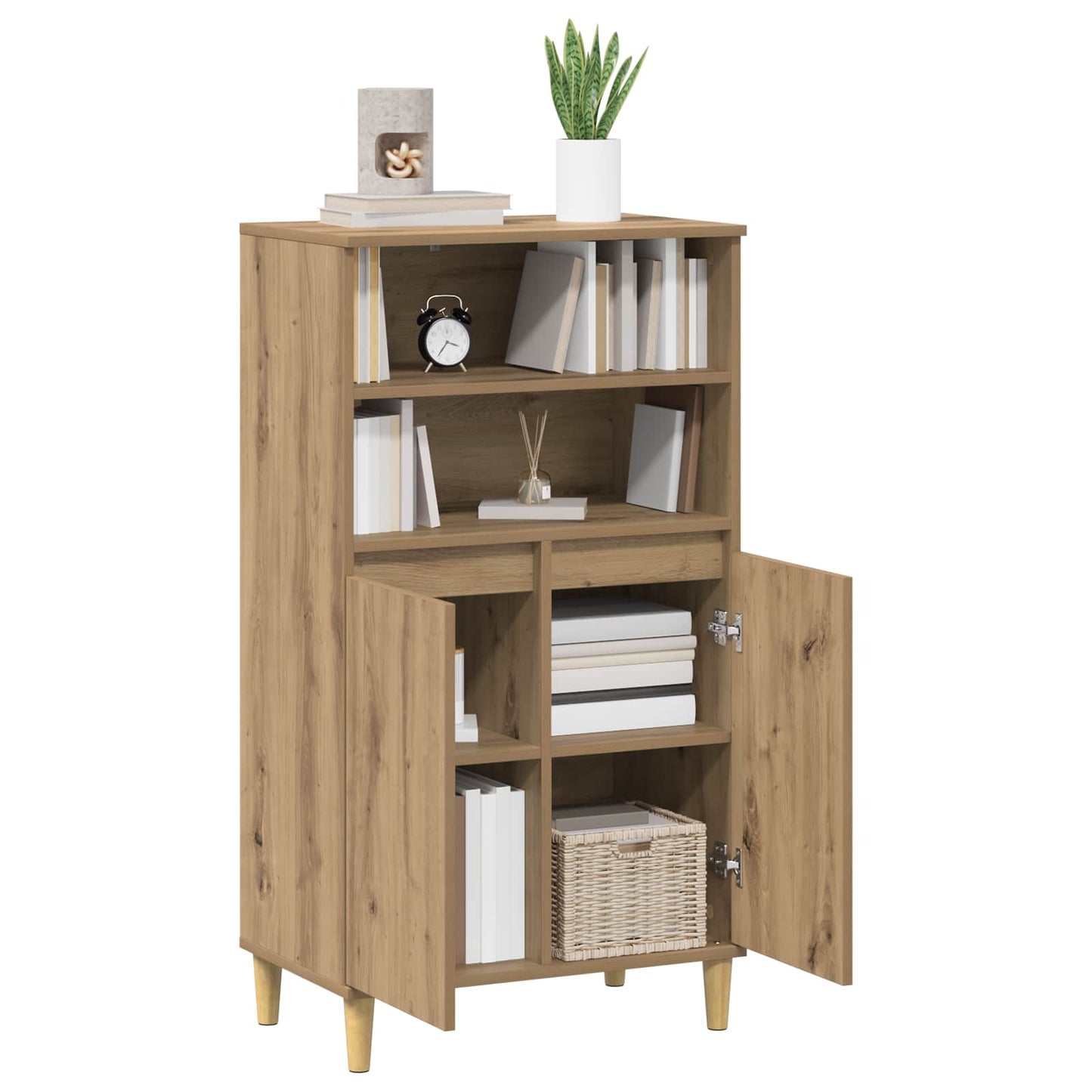 Highboard Artisan Oak 60 x 36 x 110 cm Engineered Wood