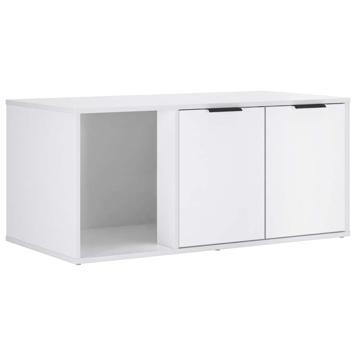 Cat Crate Furniture White 100 x 49 x 45 cm Engineered Wood