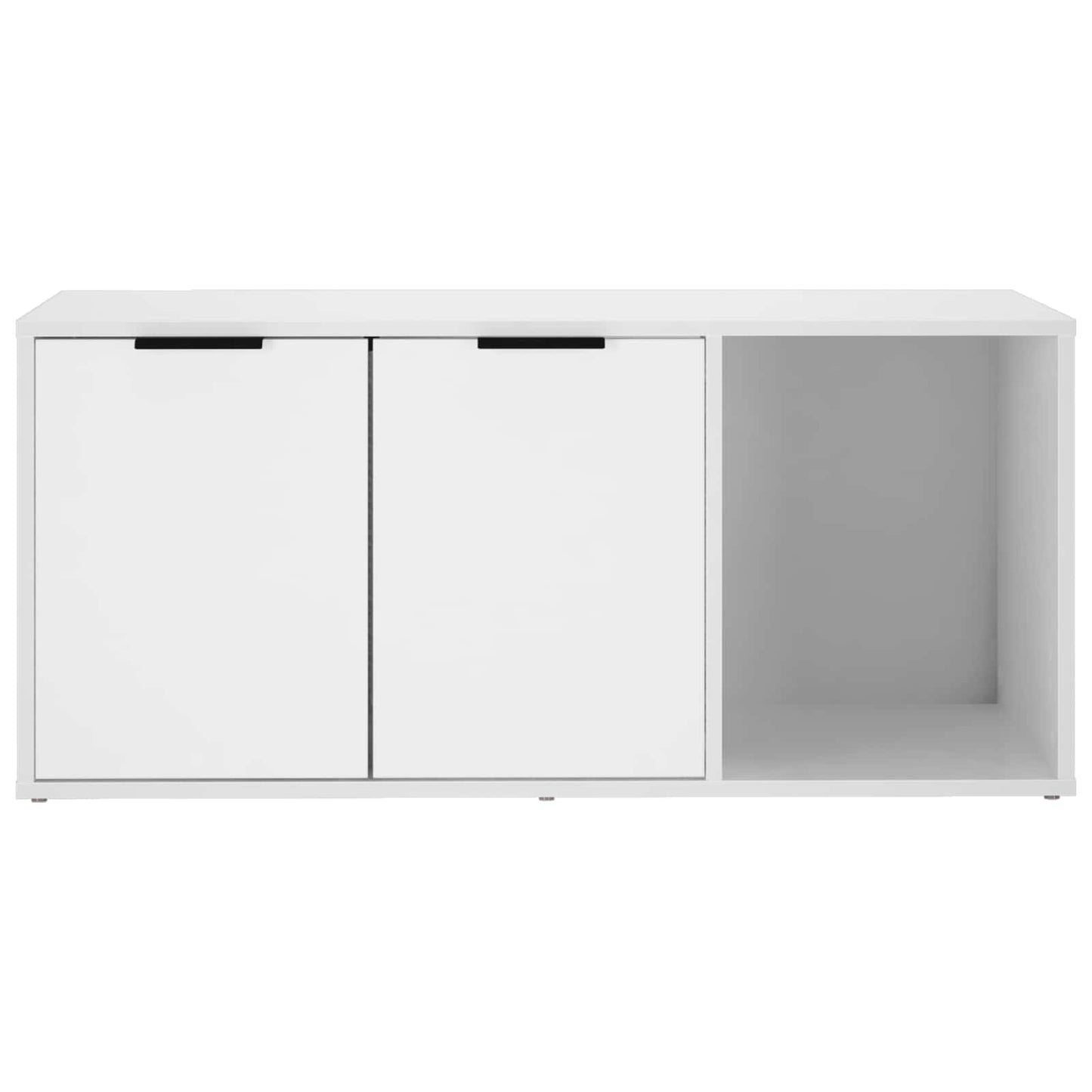 Cat Crate Furniture White 100 x 49 x 45 cm Engineered Wood