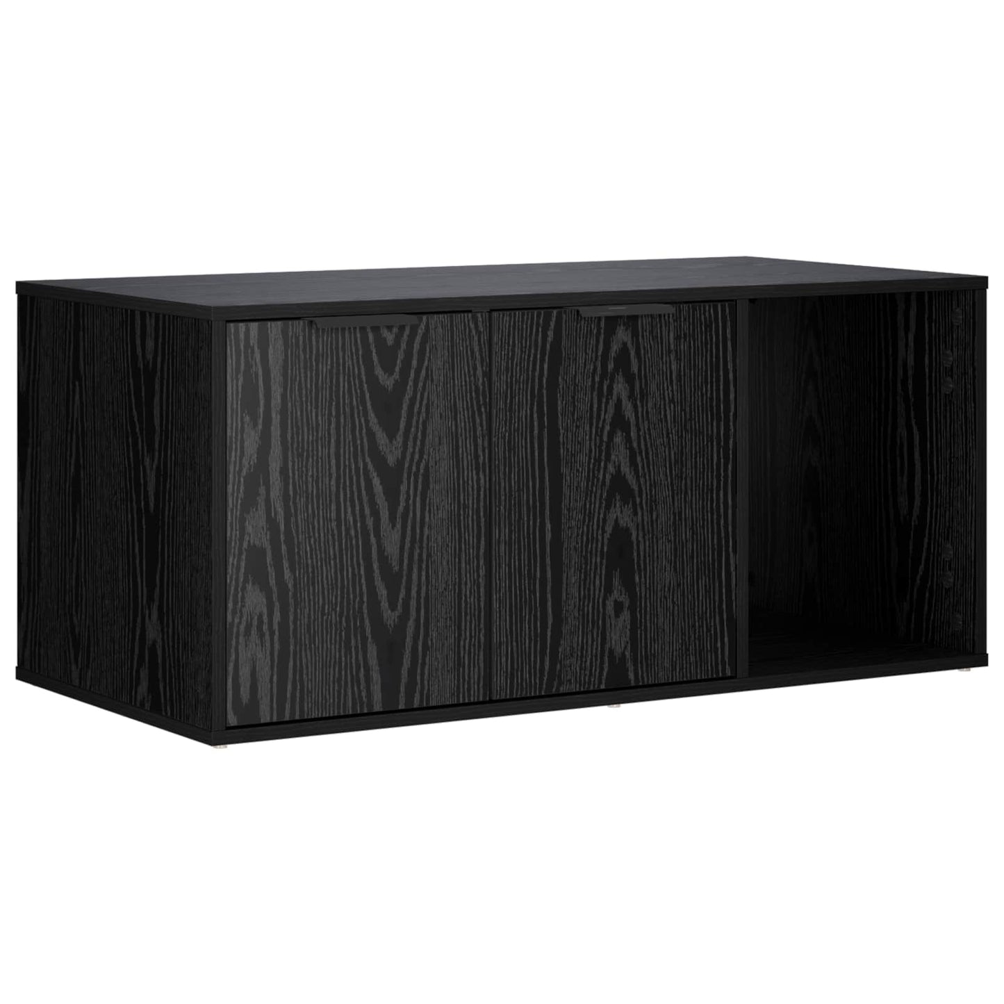 Cat Crate Furniture Black Oak 100 x 49 x 45 cm Engineered Wood