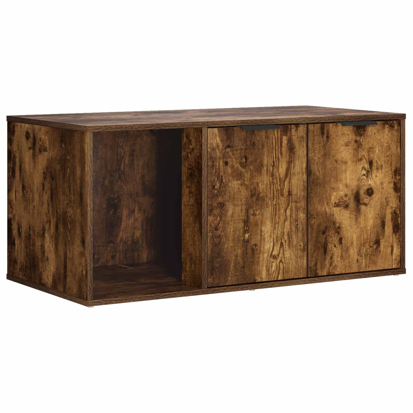 Cat Crate Furniture Smoked Oak 100 x 49 x 45 cm Engineered Wood