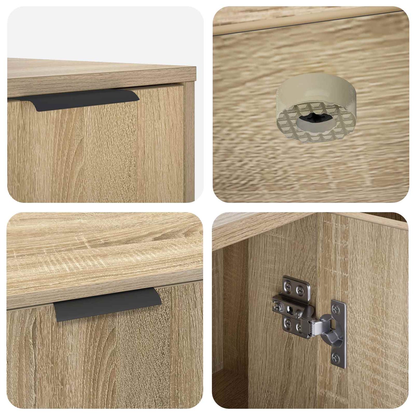 Cat Crate Furniture Sonoma Oak 100 x 49 x 45 cm Engineered Wood