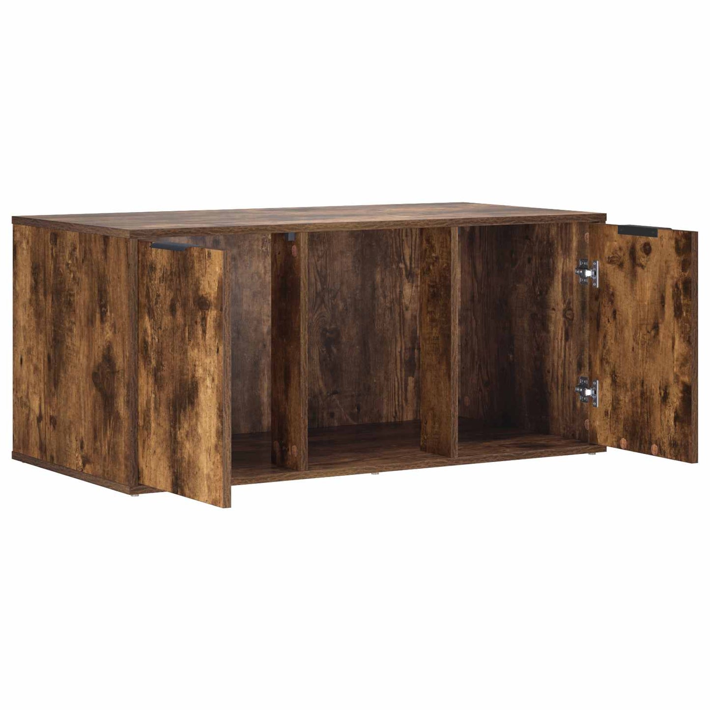 Cat Crate Furniture Smoked Oak 100 x 49 x 45 cm Engineered Wood