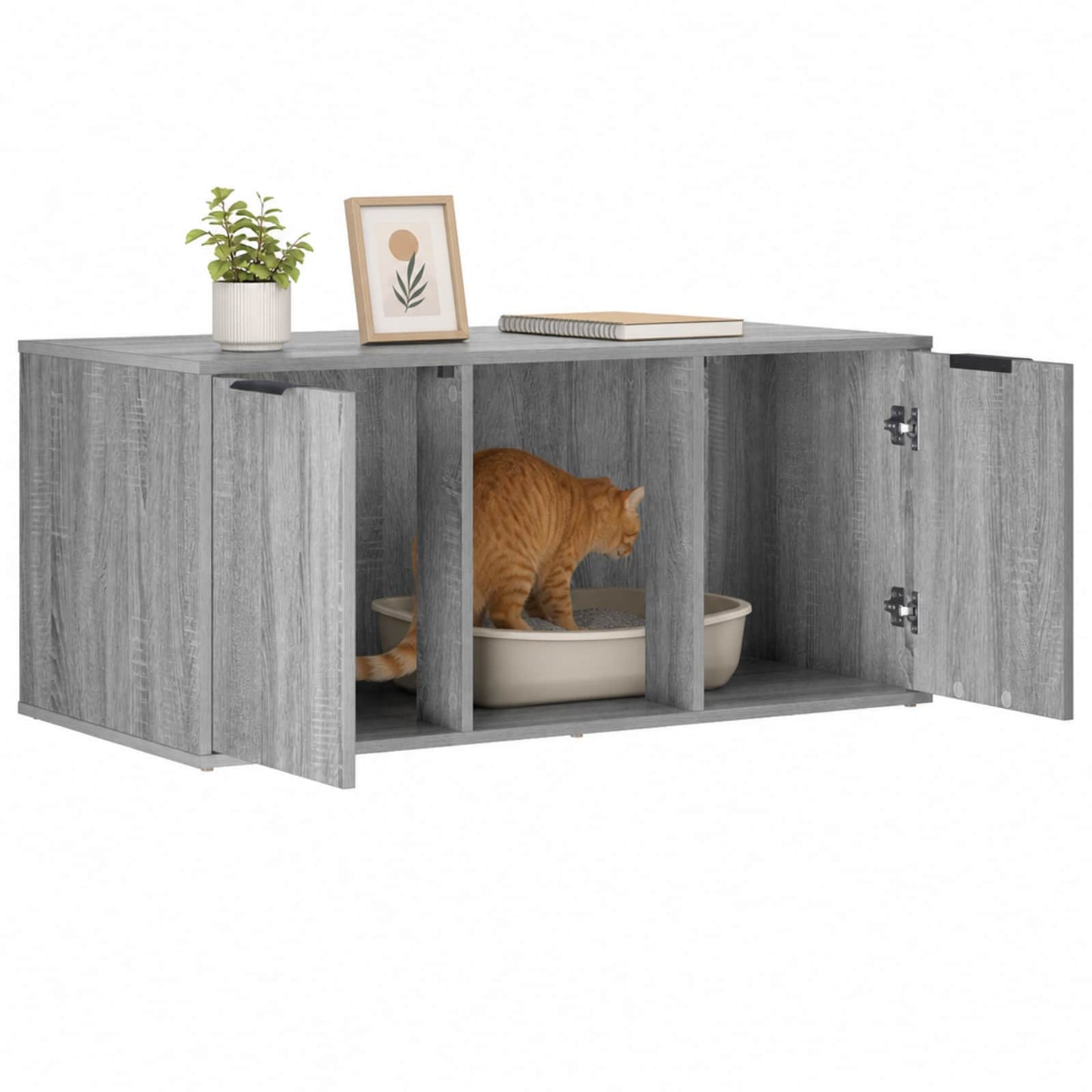 Cat Crate Furniture Grey Sonoma 100 x 49 x 45 cm