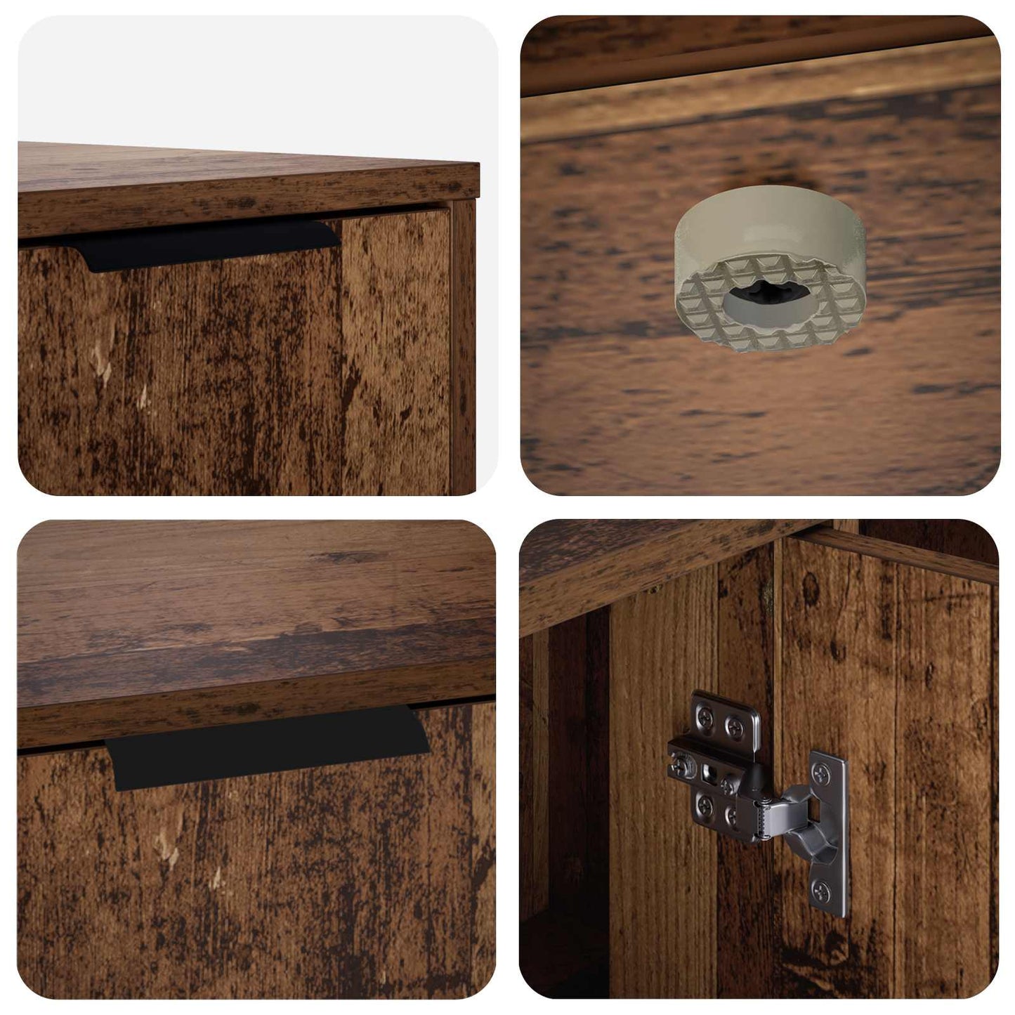Cat Crate Furniture Old Wood 100 x 49 x 45 cm Engineered Wood