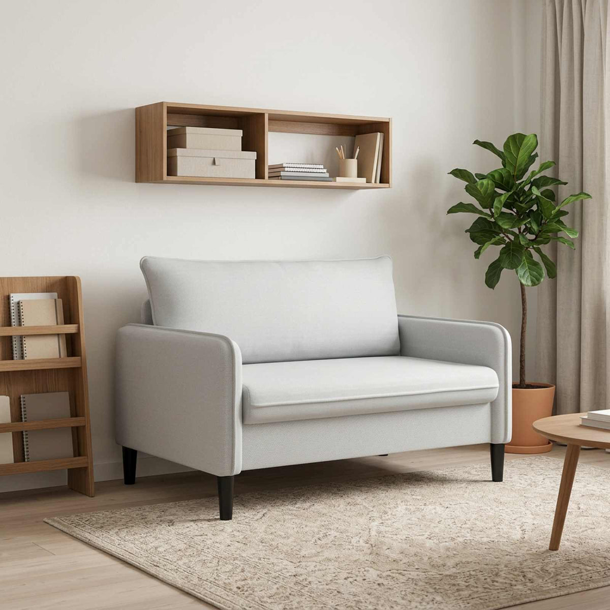 XL Armchair Light Grey Velvet