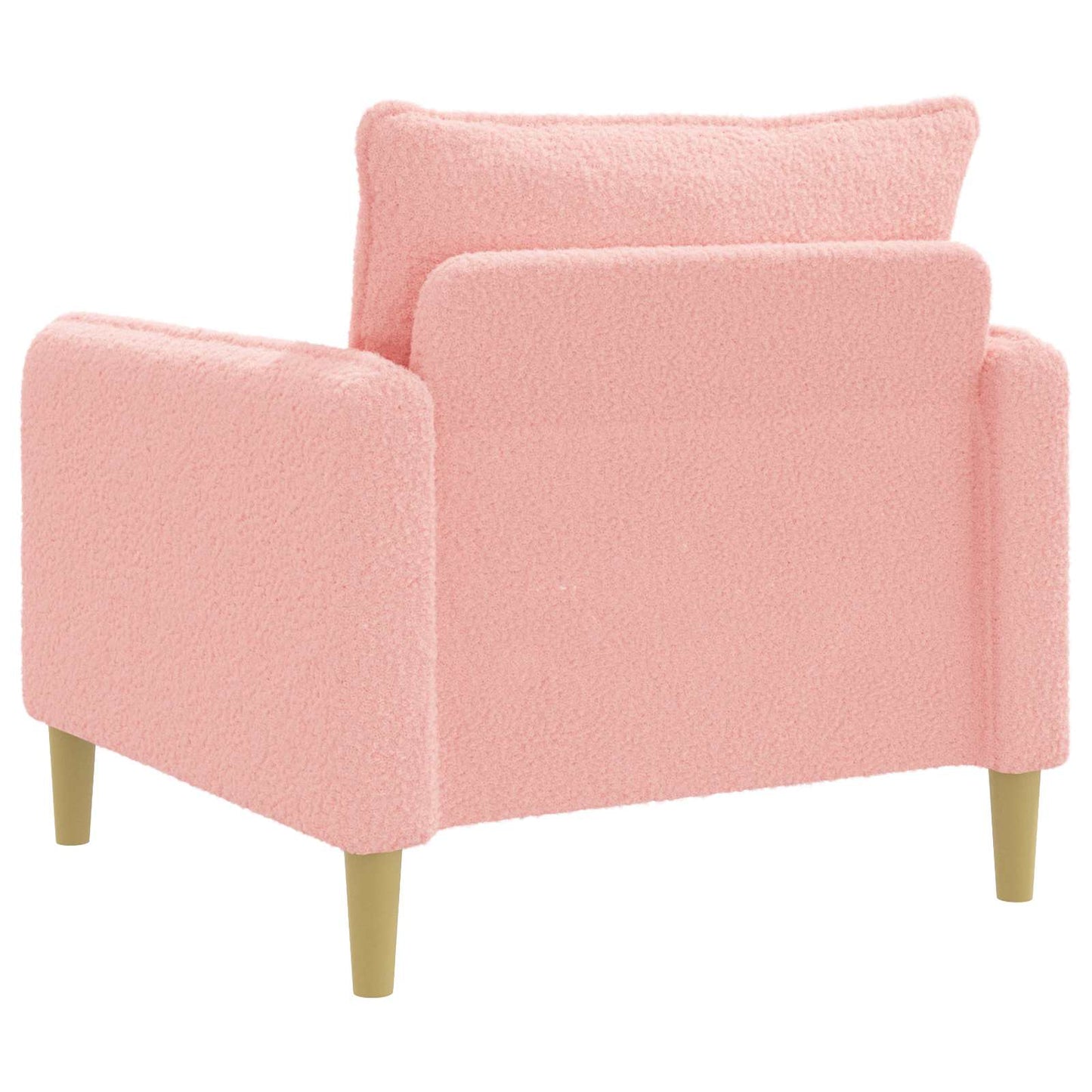 XL Armchair Pink Bouclé