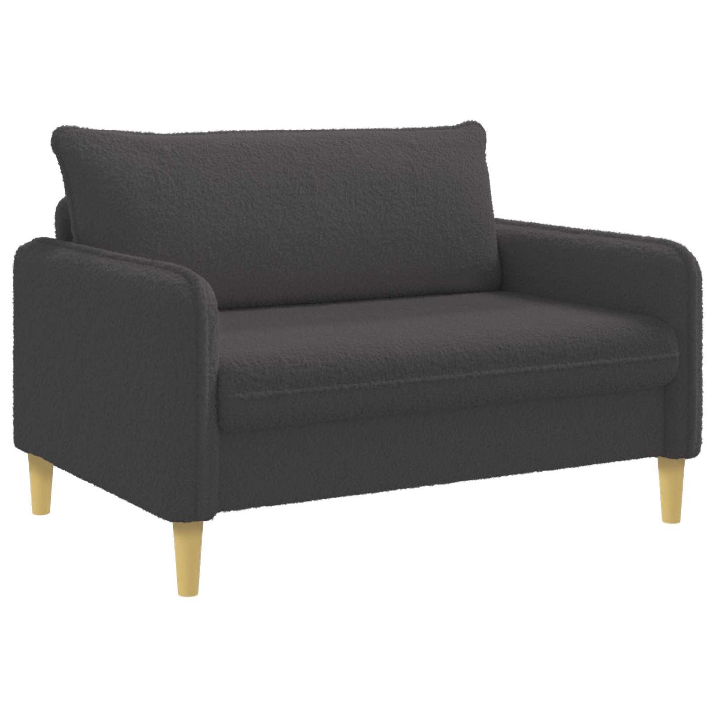 XXL Armchair Dark Grey Bouclé