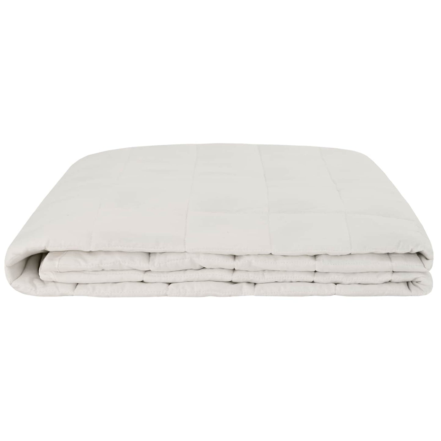 Weighted Blanket White 220 x 235 cm 11 kg 100% Cotton 205T