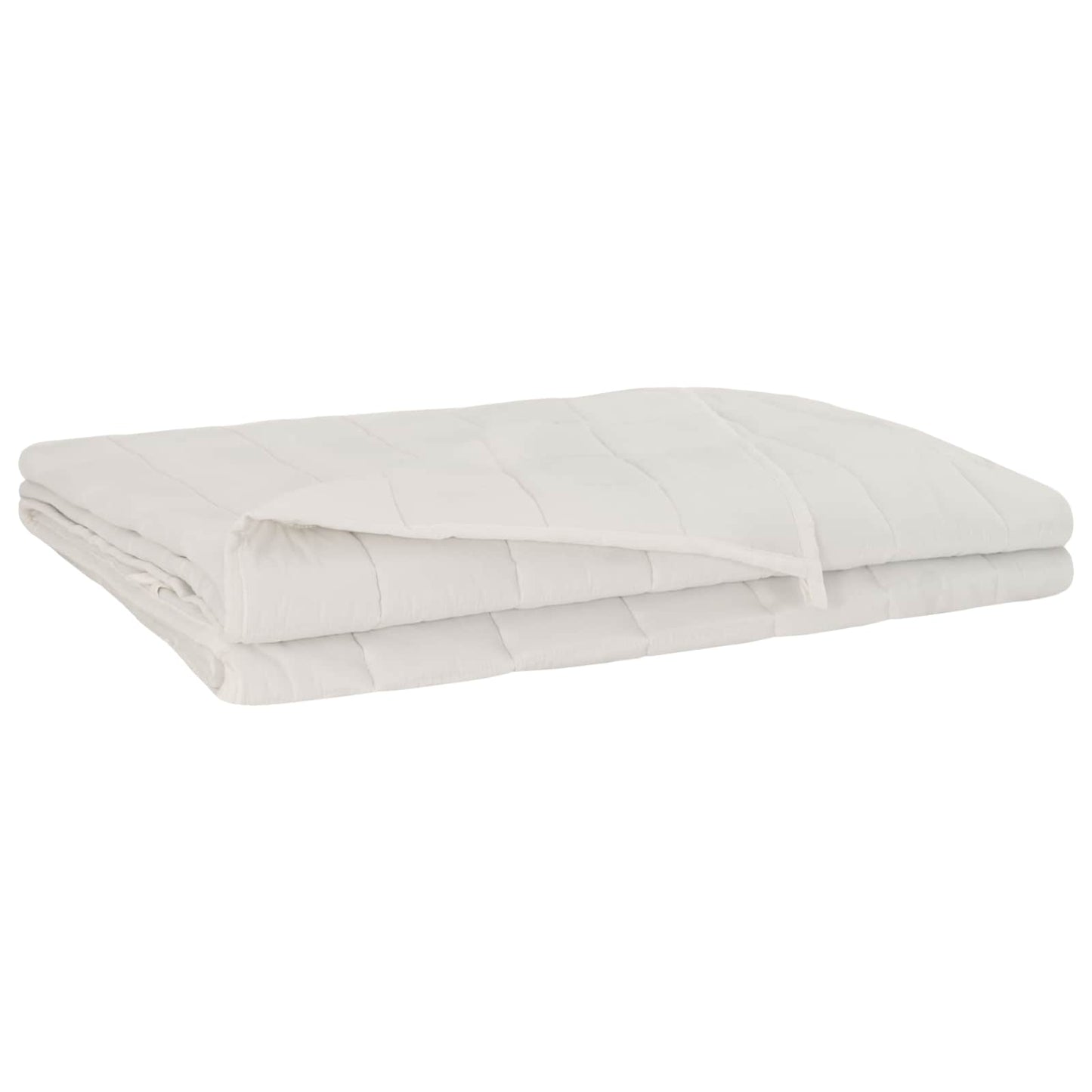 Weighted Blanket White 220 x 235 cm 15 kg 100% Cotton 205T