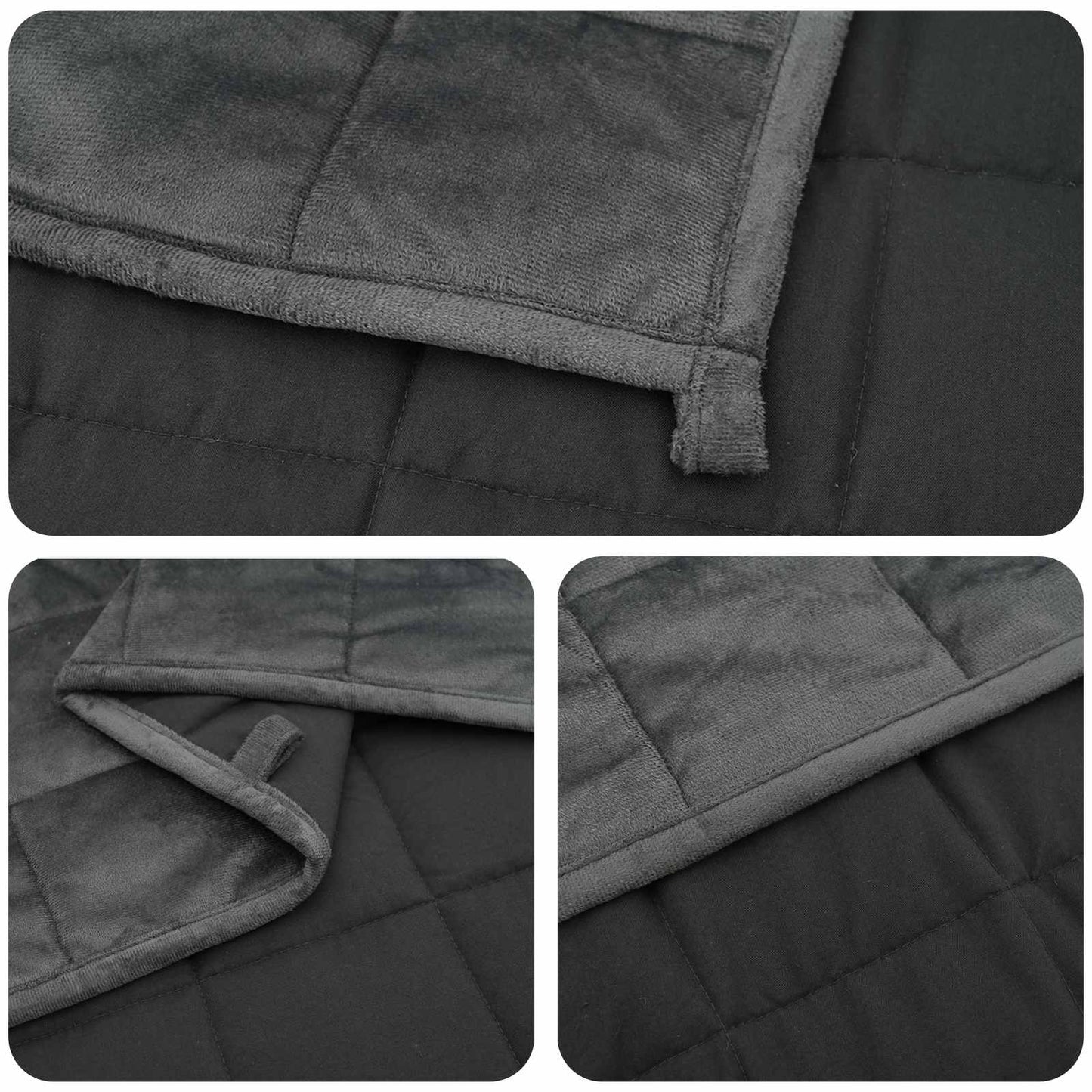 Weighted Blanket Anthracite 120 x 180 cm 5 kg 100% Cotton 205T