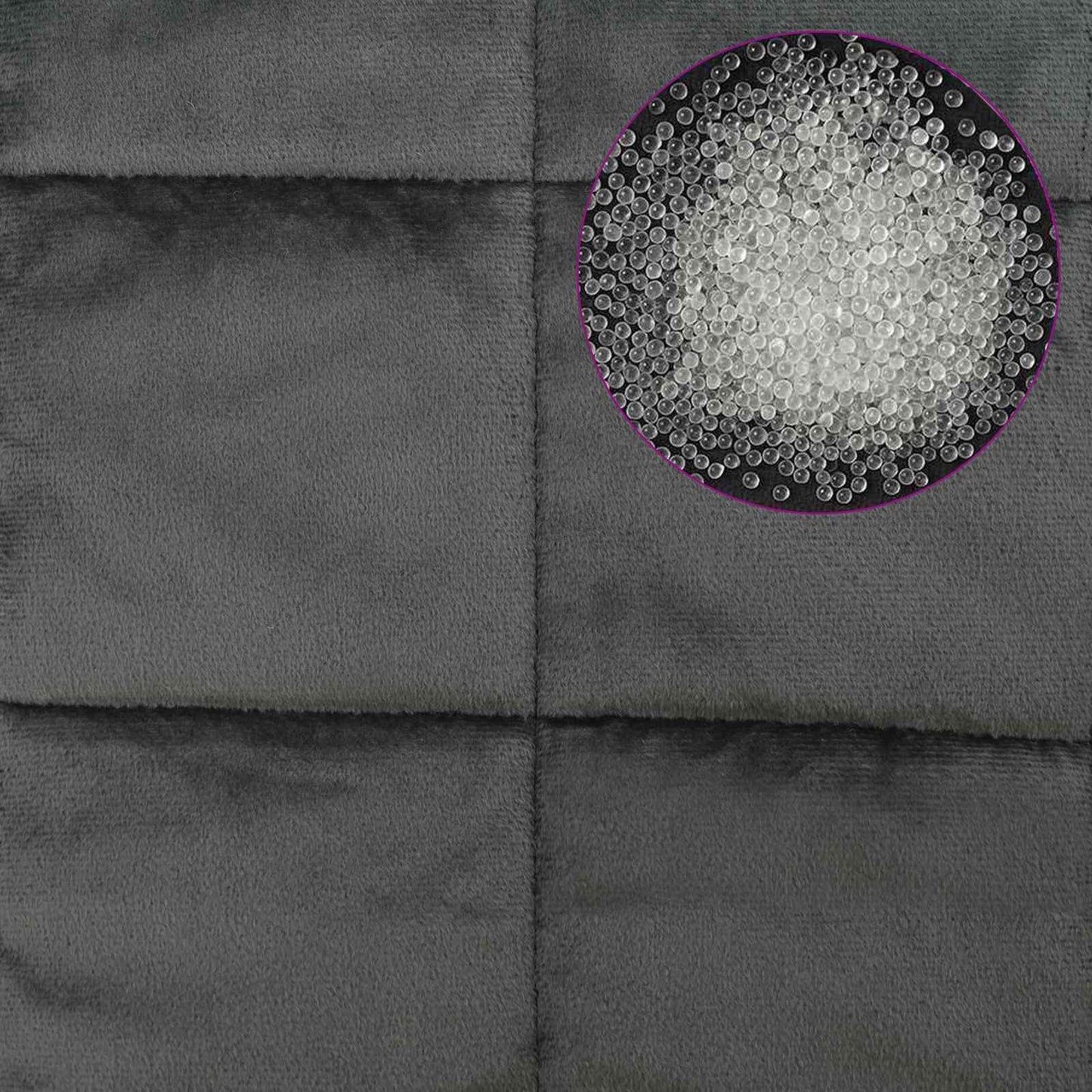 Weighted Blanket Anthracite 138 x 200 cm 6 kg 100% Cotton 205T