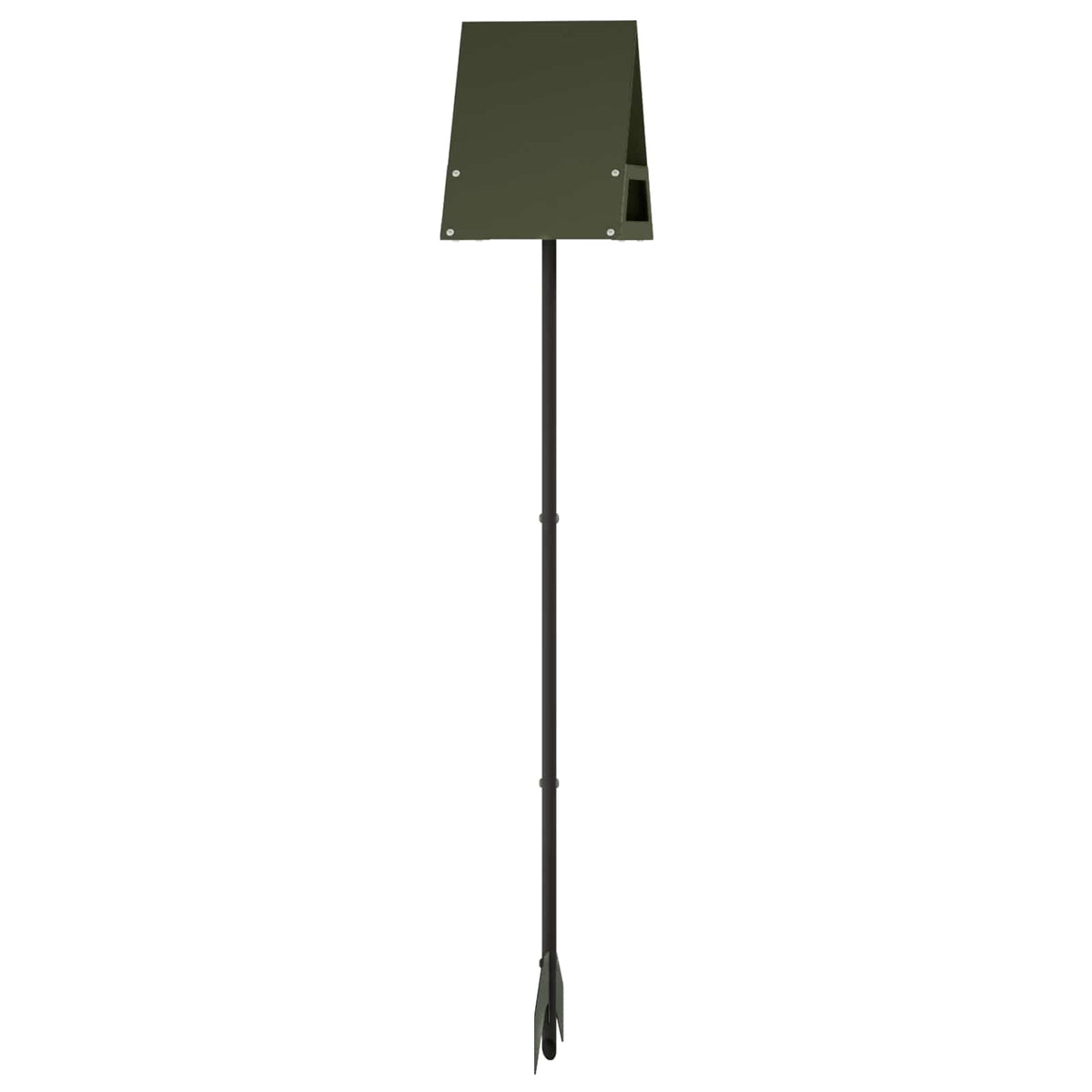 Bird Feeder Steel Olive Green