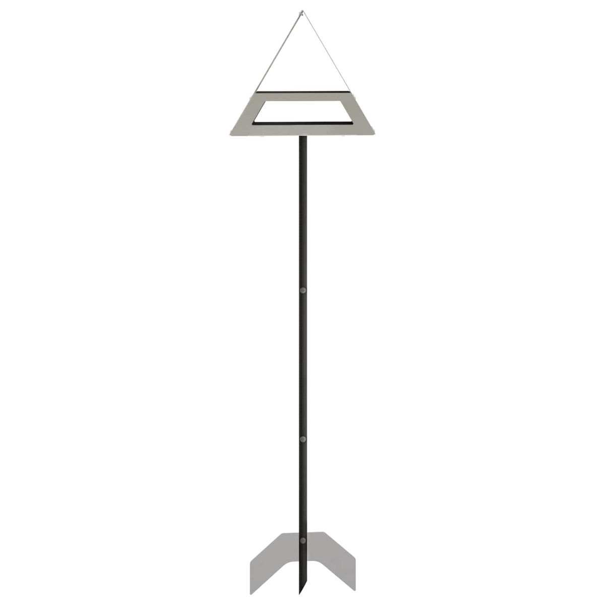 Bird Feeder Stainless Steel Silver