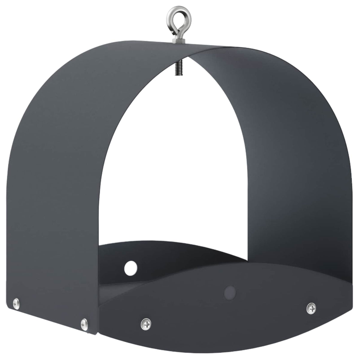 Hanging Bird Feeder Steel Anthracite
