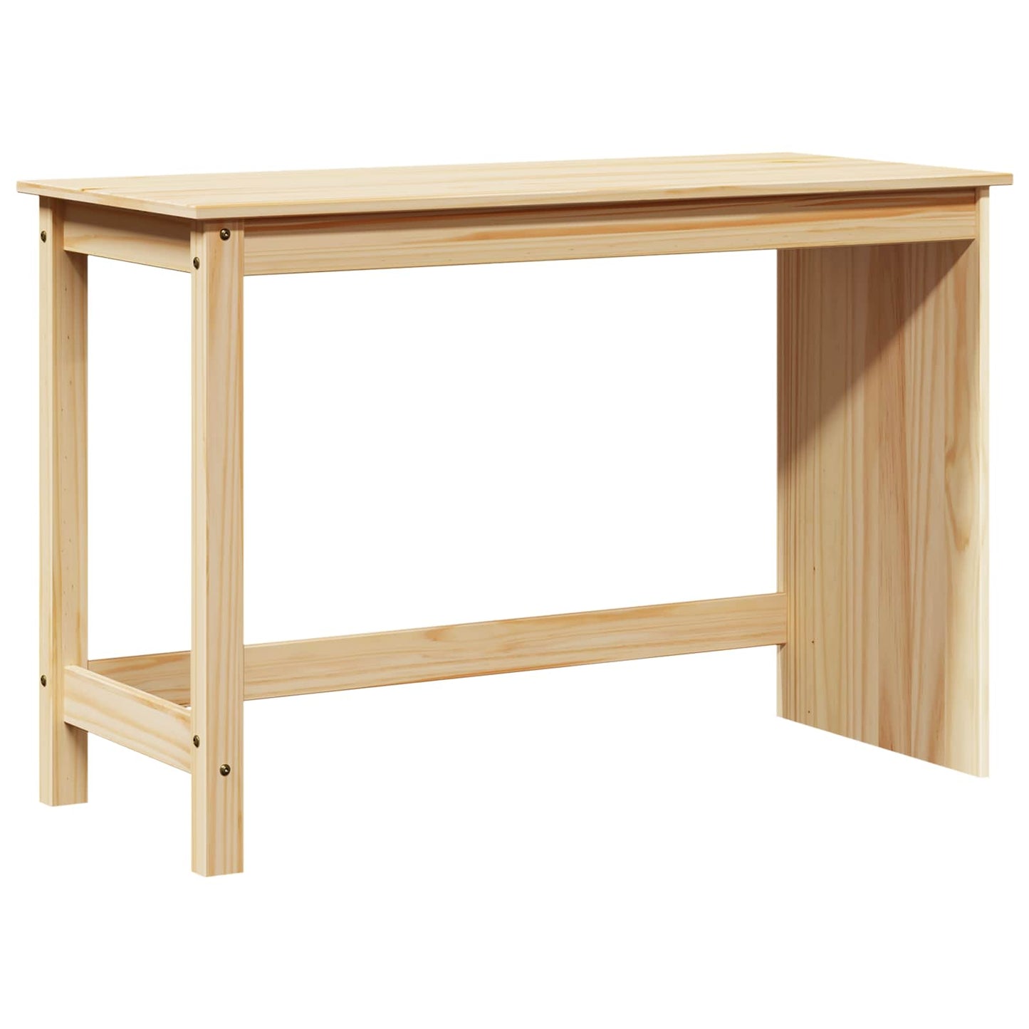 Desk and Rolling Cabinet Set MOSS 2 pcs Brown