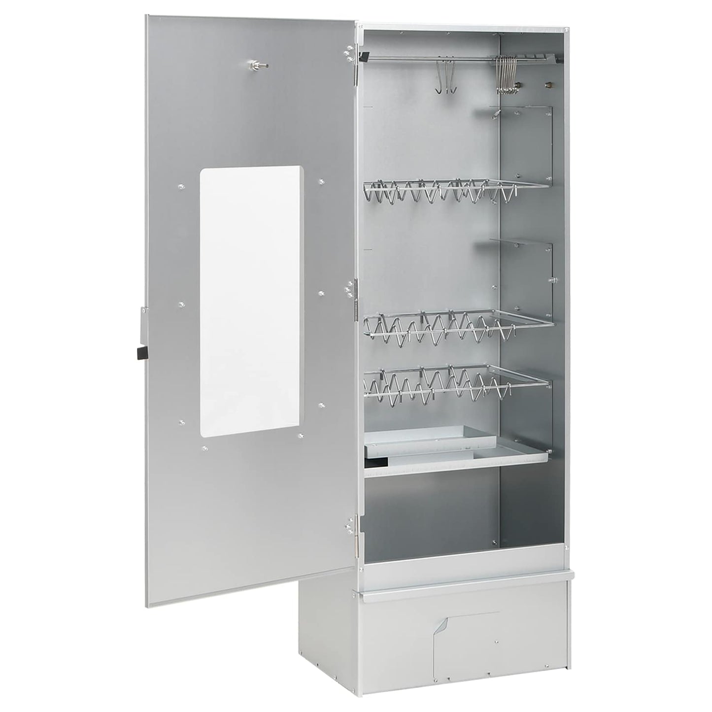 Smoker Oven 3 pcs 44.5 x 29 x 110 cm Galvanised steel Silver