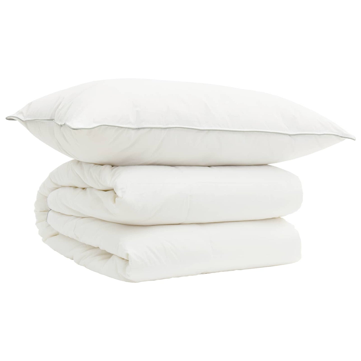 Duvet and Pillow Set 2 pcs 155x200 cm 4 Seasons 140+220 GSM